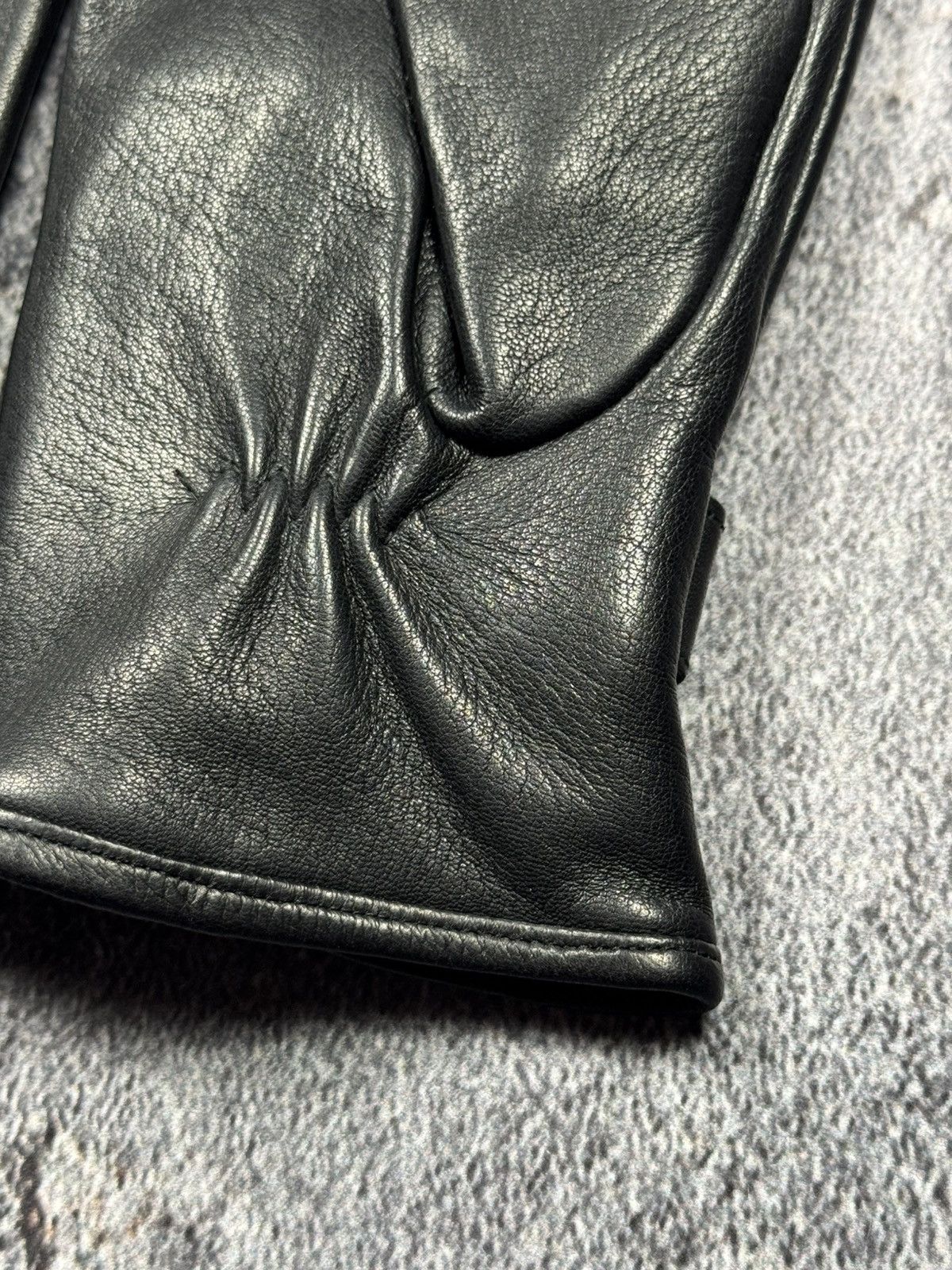 Belstaff Belstaff Premium Leather Driving Gloves (Wool Lining) Size ONE SIZE - 4 Thumbnail