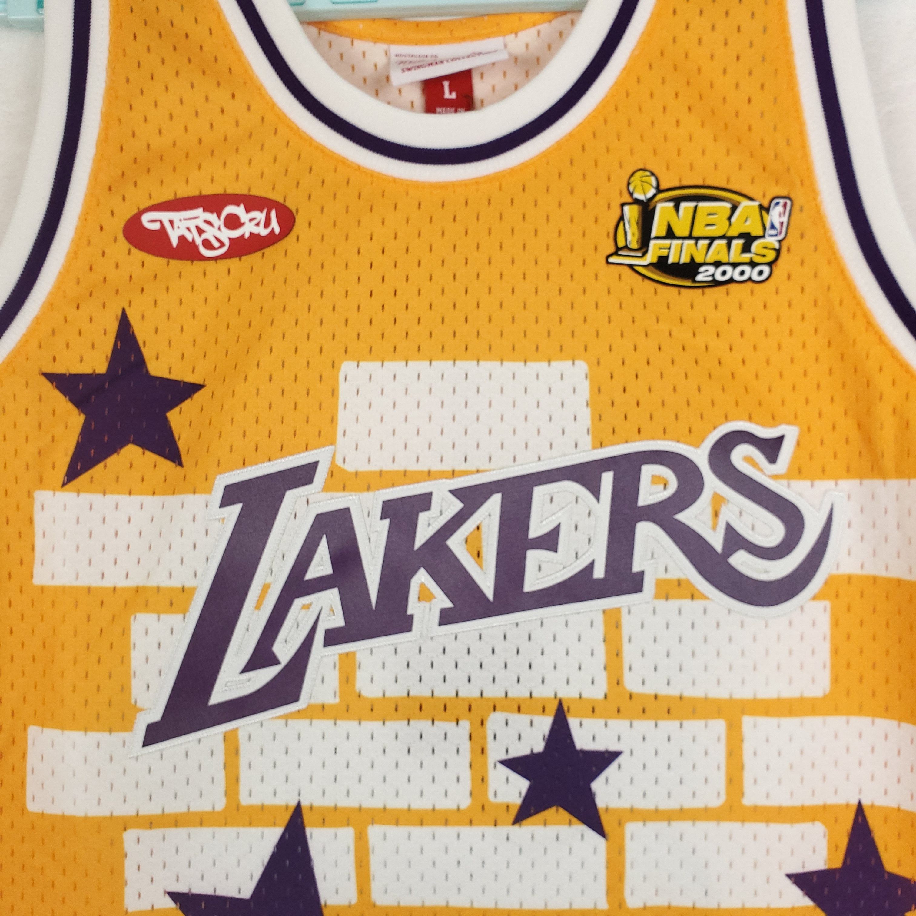 Mitchell & Ness LA Lakers Tats Cru Mitchell & Ness NBA Jersey Large Size US L / EU 52-54 / 3 - 3 Thumbnail
