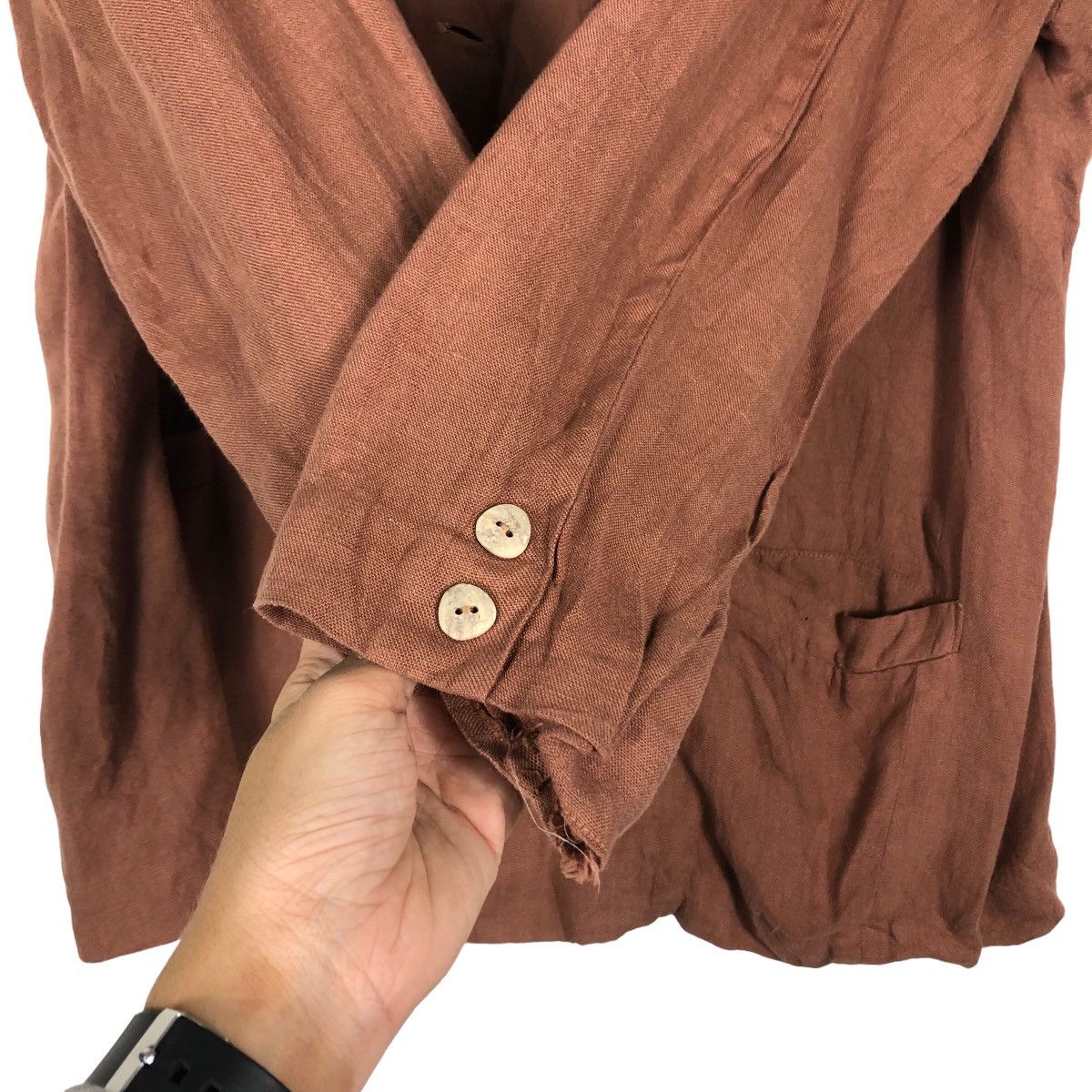 Japanese Brand 🔥Vintage Chore Cardigan Jacket Isa Villani Issey Miyake Size US M / EU 48-50 / 2 - 15 Thumbnail