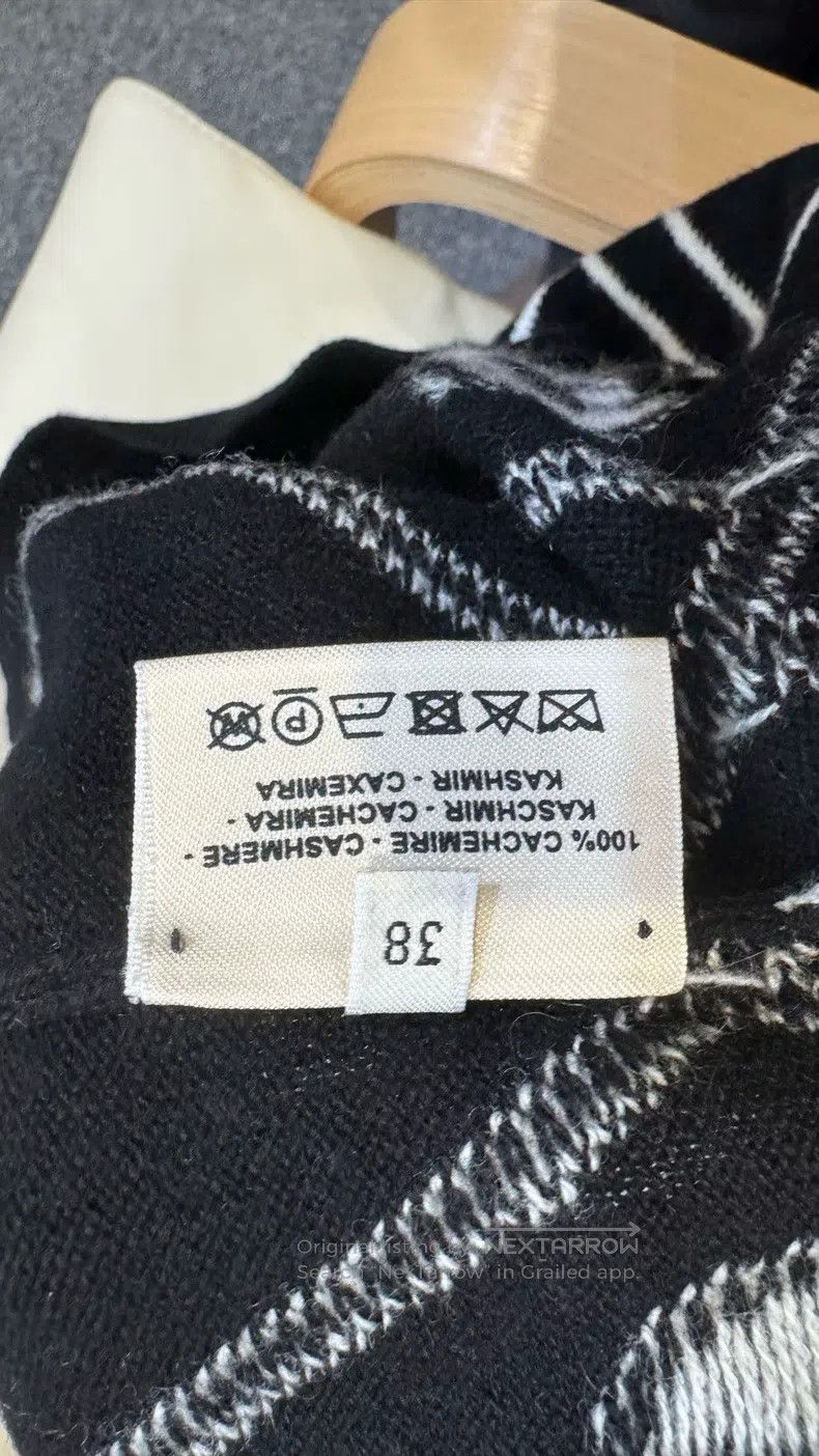 Hermes Hermes Pig Nose H Classic Black and White Contrast Wool Sw Size XS / US 0-2 / IT 36-38 - 4 Thumbnail