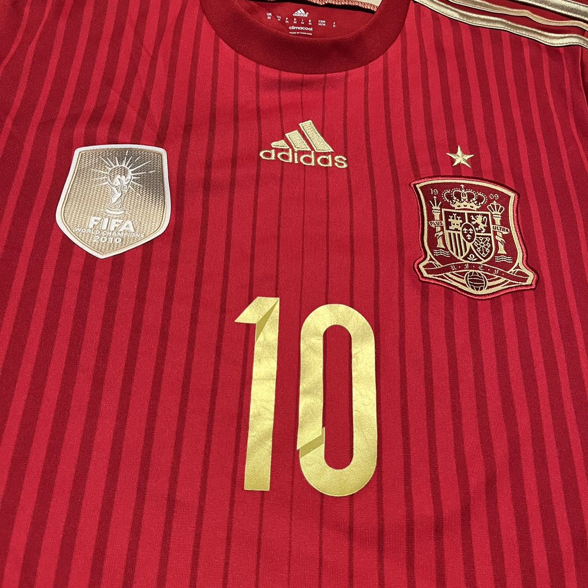 Adidas Adidas Cesc Fabregas Spain FIFA World Cup Soccer Jersey 2010 Size US M / EU 48-50 / 2 - 6 Thumbnail