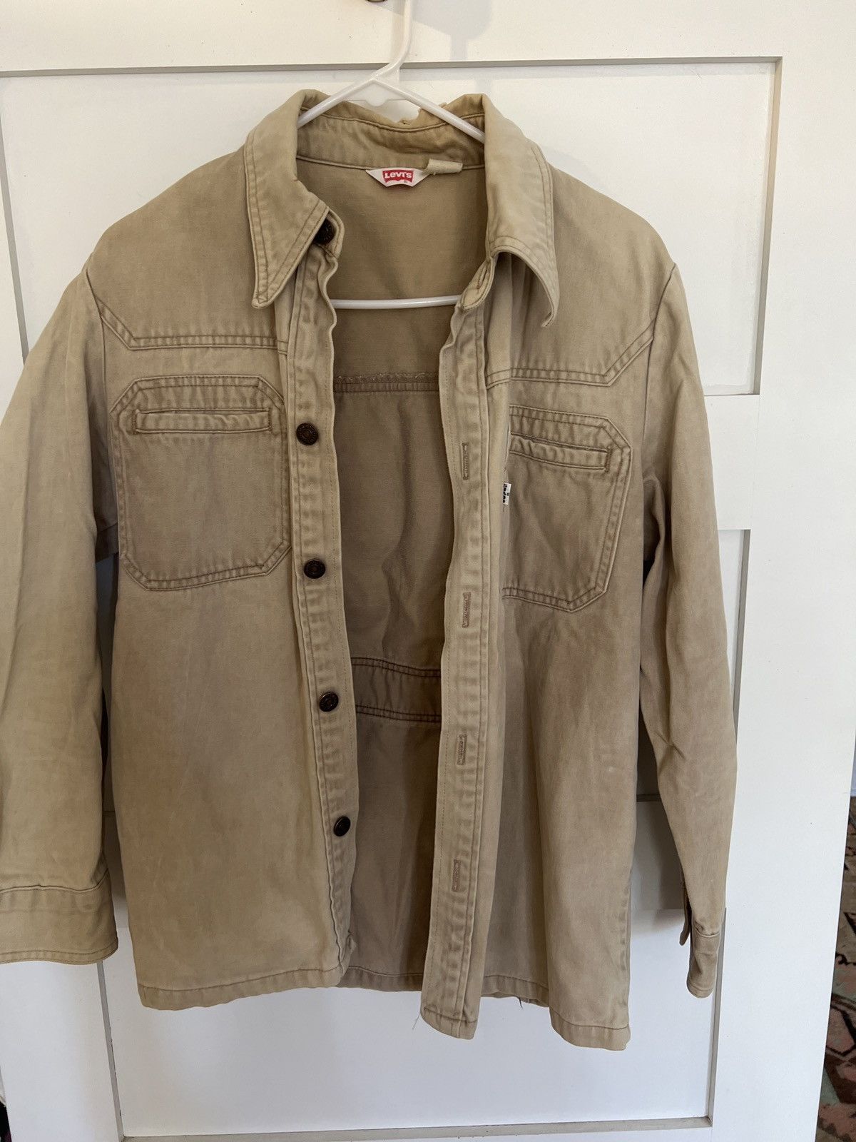 Levi's Levis Khaki colored light Jacket Size Small Size US S / EU 44-46 / 1 - 1 Thumbnail