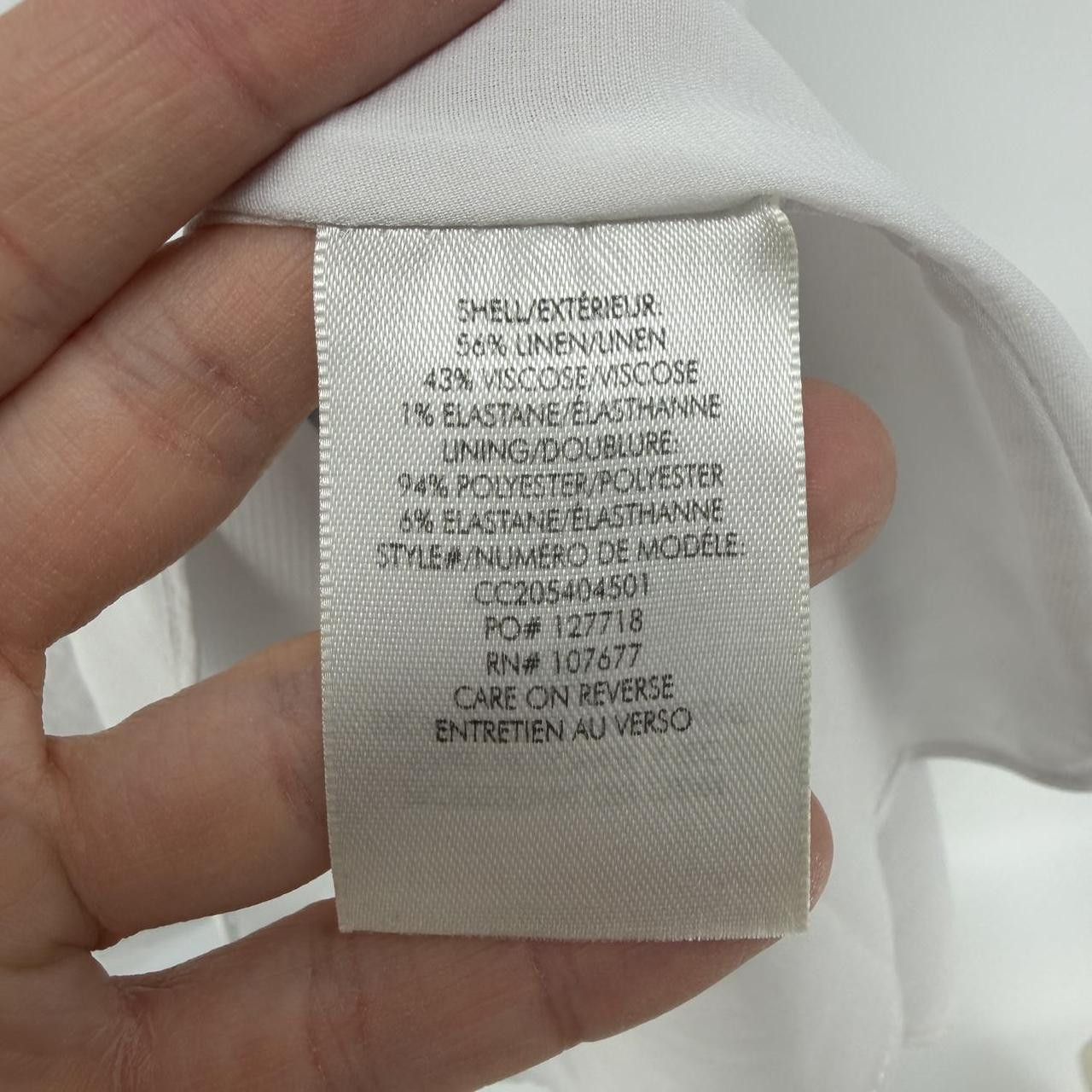 Alice + Olivia Alice + Olivia white linen mini dress Size 6 Size M / US 6-8 / IT 42-44 - 6 Thumbnail