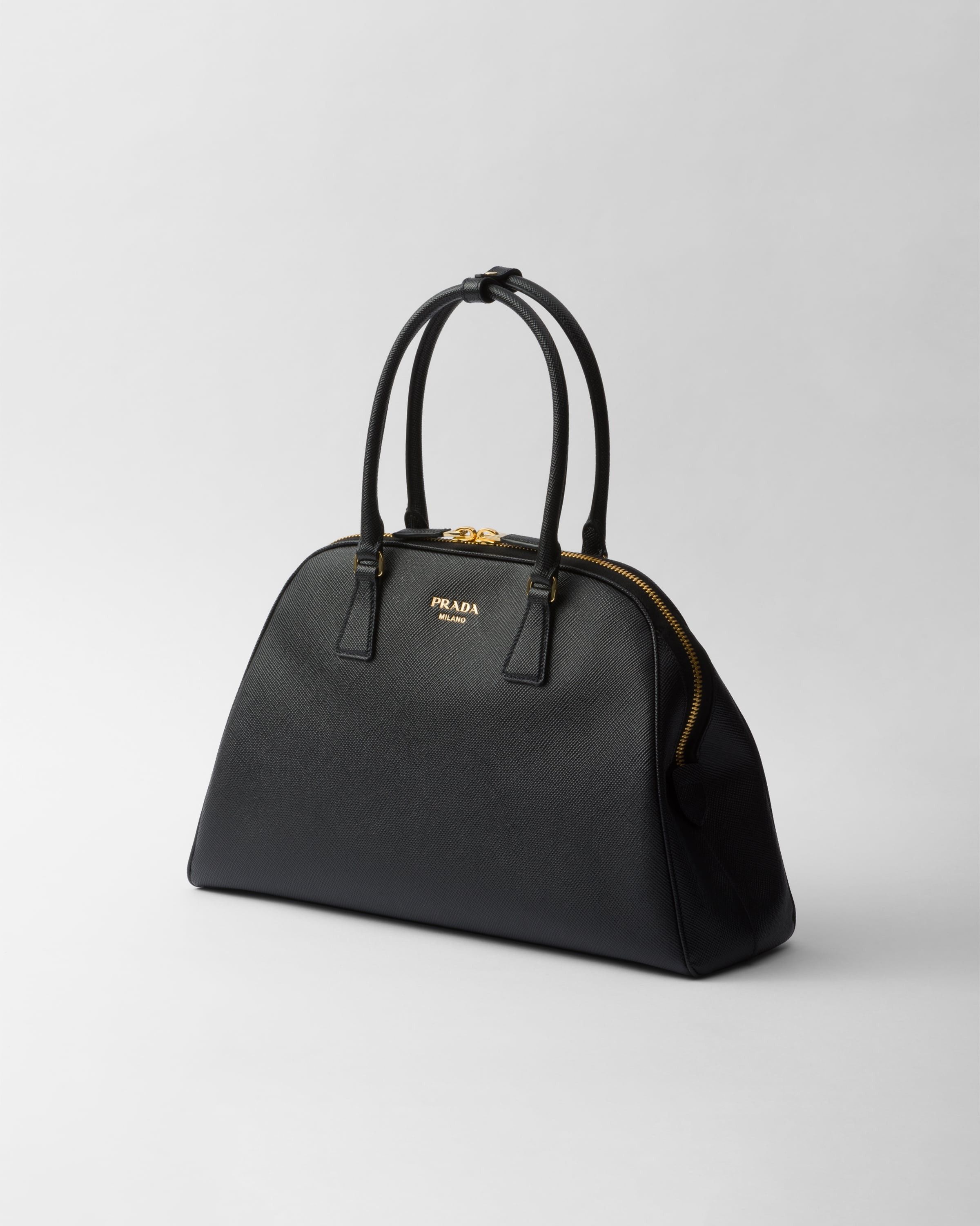 Prada o1la1rc1a0925 Size: OS / Large Saffiano Leather Bag in Black Size ONE SIZE - 3 Thumbnail