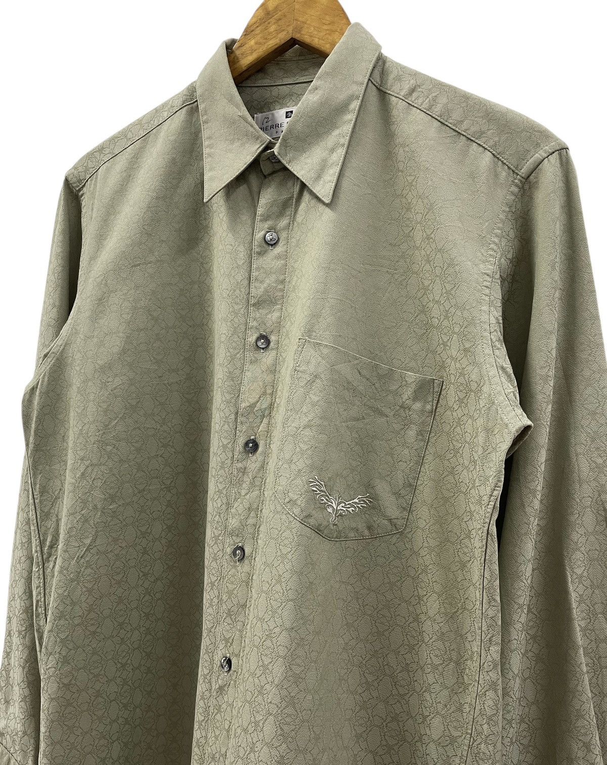 Pierre Balmain Vintage Pierre Balmain Shirts Sage Size US S / EU 44-46 / 1 - 1 Thumbnail