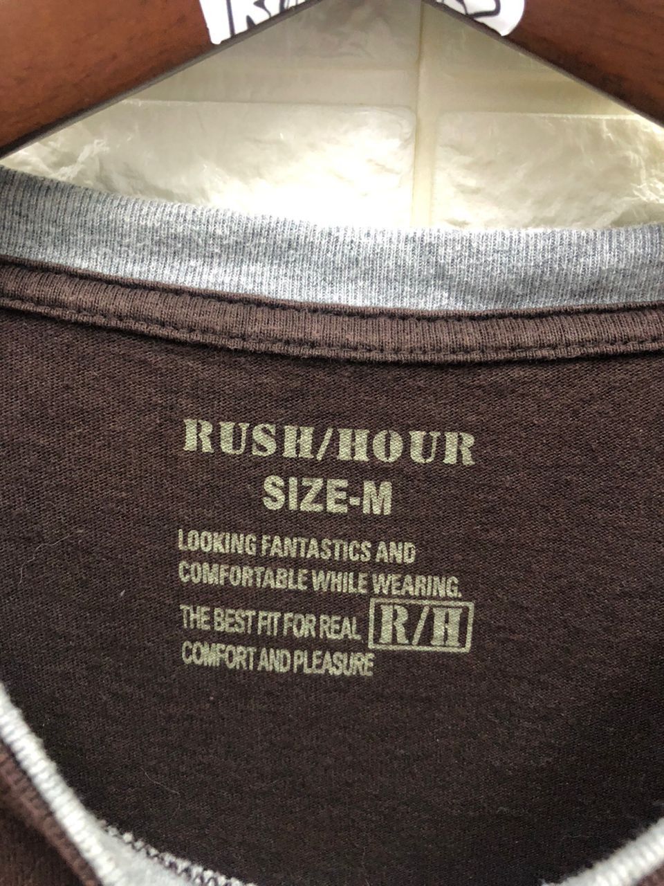 Vintage vintage Rush hour hoodie plain Japanese brand designer Size US M / EU 48-50 / 2 - 5 Thumbnail