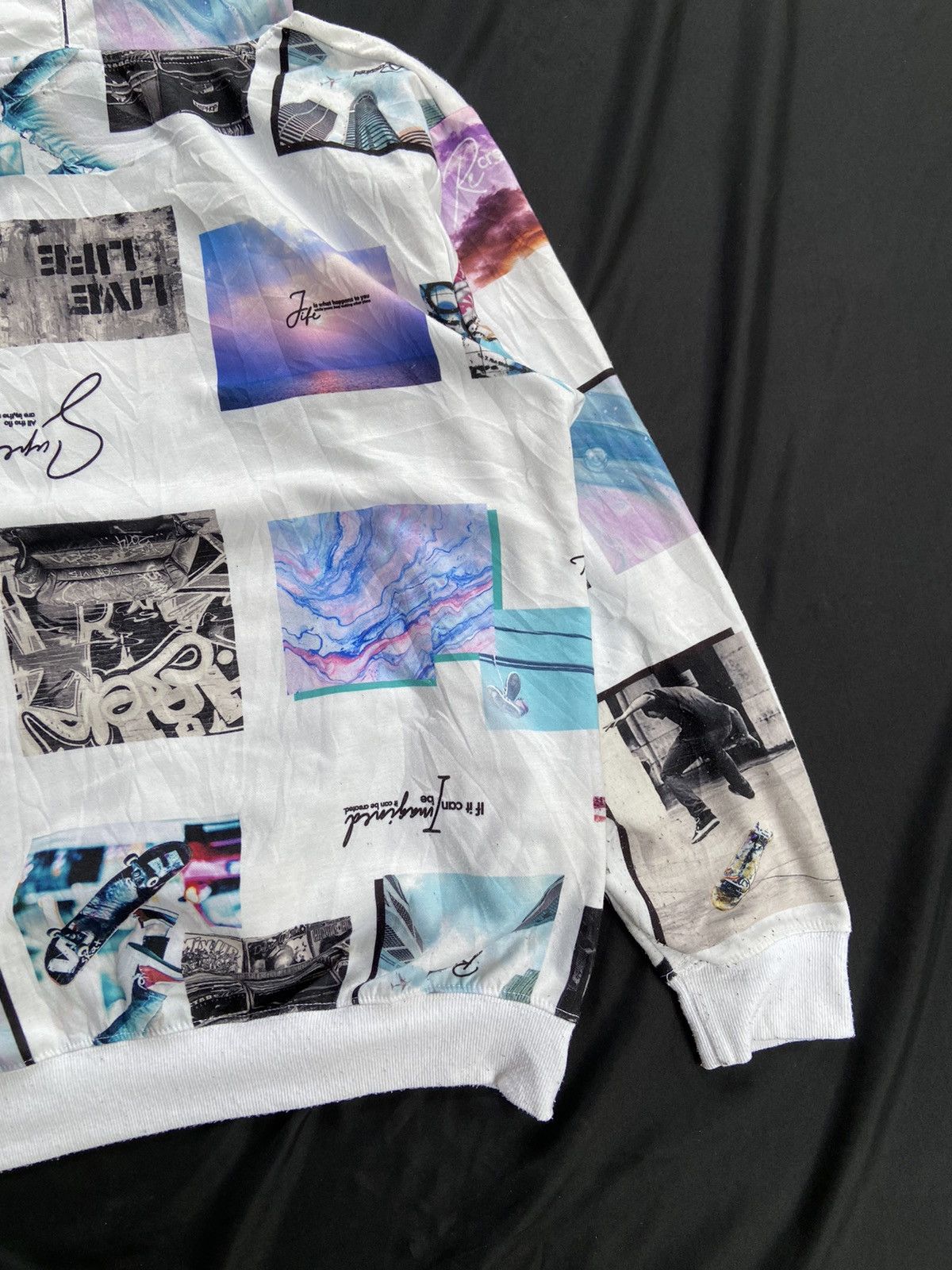 If Six Was Nine × Japanese Brand × Le Grande Bleu (L.G.B.) BEAUMERE SKATEBOARD IF IT CAN BE IMAGINED CREATED HOODIE Size US L / EU 52-54 / 3 - 21 Thumbnail
