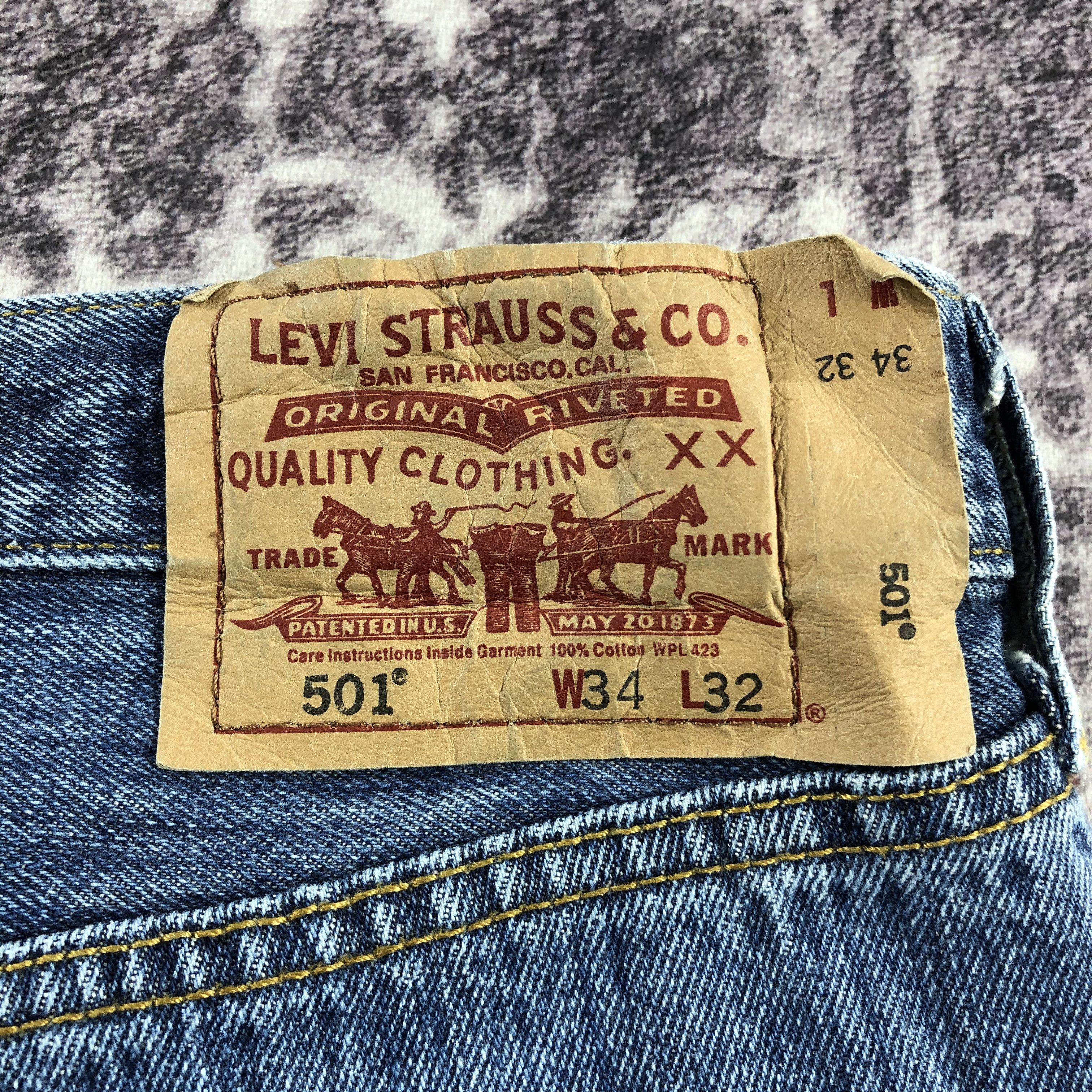 Levi's × Vintage Vintage Levis 501 Jeans-JM2844 Size US 34 / EU 50 - 6 Thumbnail