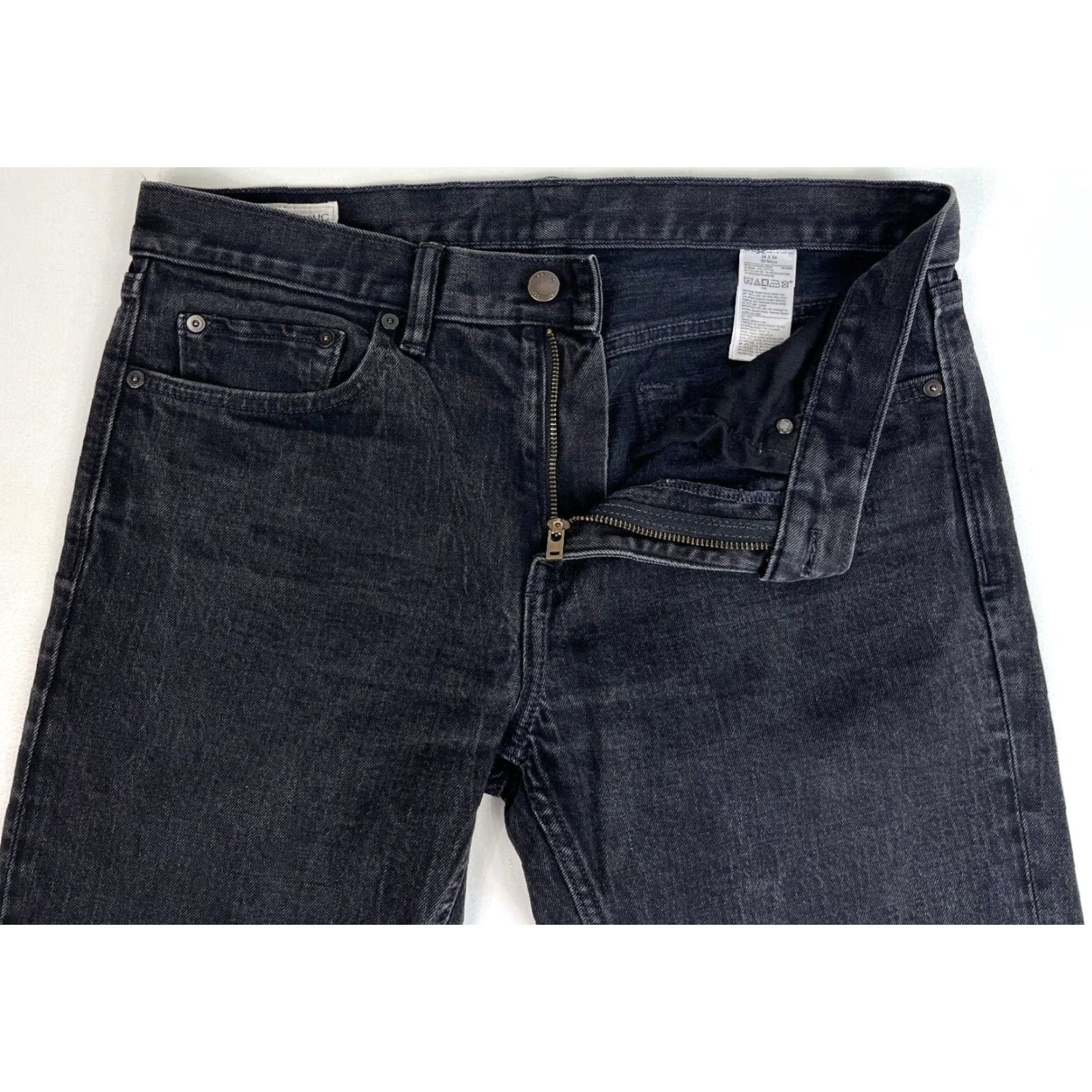 Banana Republic Banana Republic Men's Skinny Jeans Black 34W 34L Jeans Slim Stretch Dark Cotton Blend Denim Shirt? Size US 34 / EU 50 - 5 Thumbnail