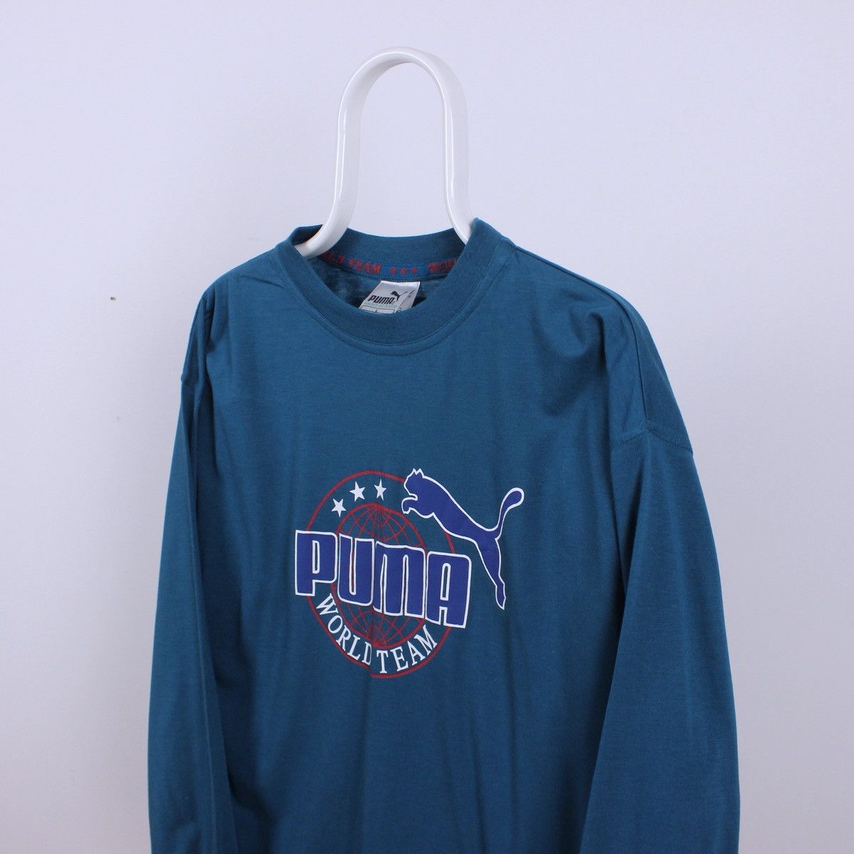 Puma Vintage Puma Long Sleeve Size US L / EU 52-54 / 3 - 1 Thumbnail