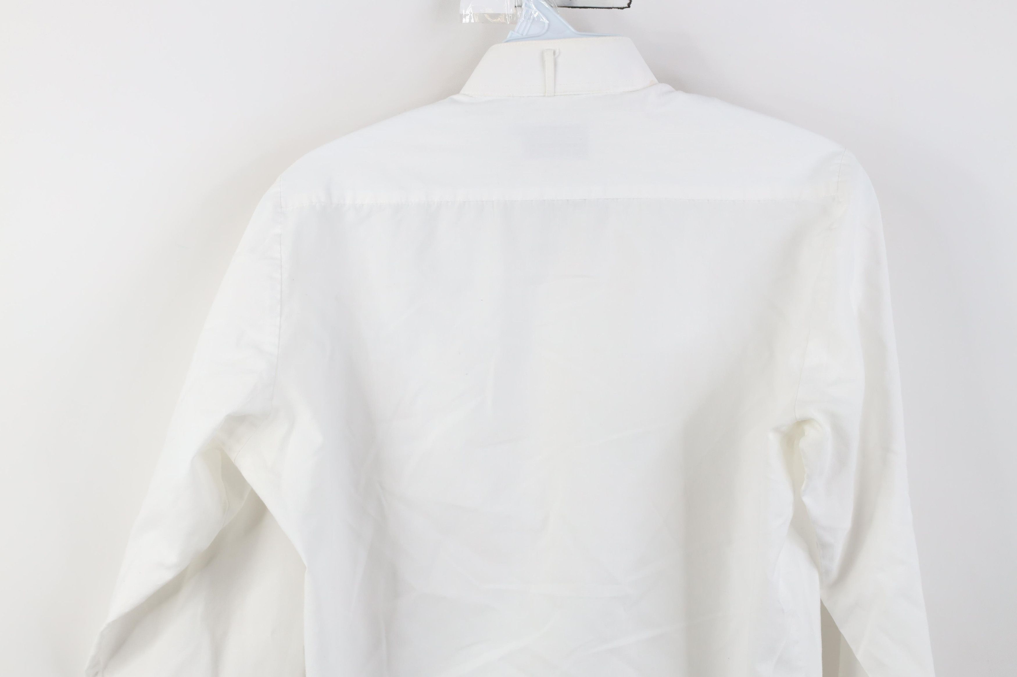Vintage Vintage 90s Formal Prom Tuxedo Wedding Button Shirt White Size US XS / EU 42 / 0 - 10 Thumbnail
