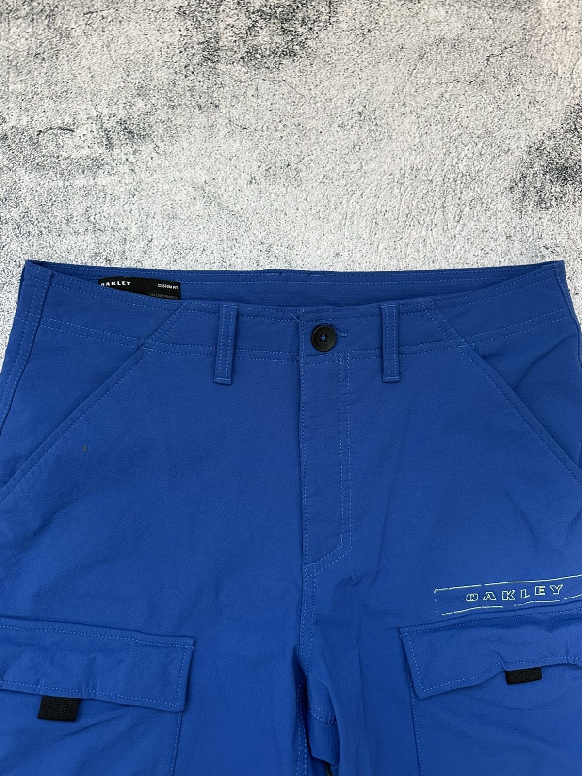 Oakley Men’s Oakley Cargo Shorts 33 Size Blue Logo Size US 32 / EU 48 - 6 Thumbnail