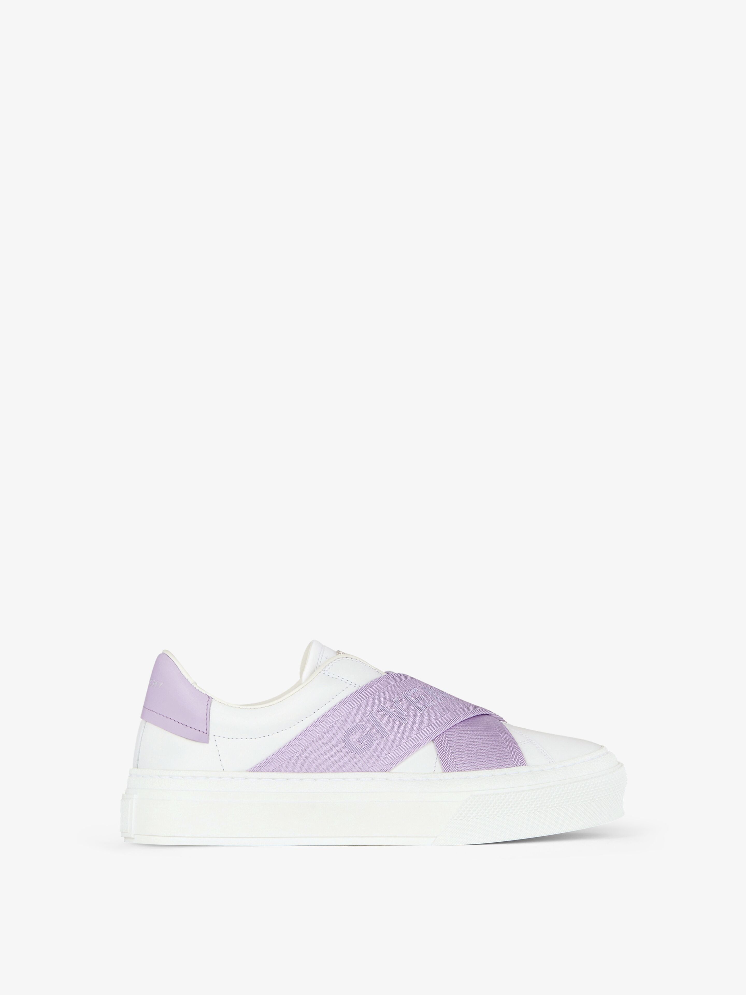 Givenchy o1srvl11e0225 City Sport Low-Top Sneakers in White/Lilac Size US 9 / IT 39 - 1 Thumbnail