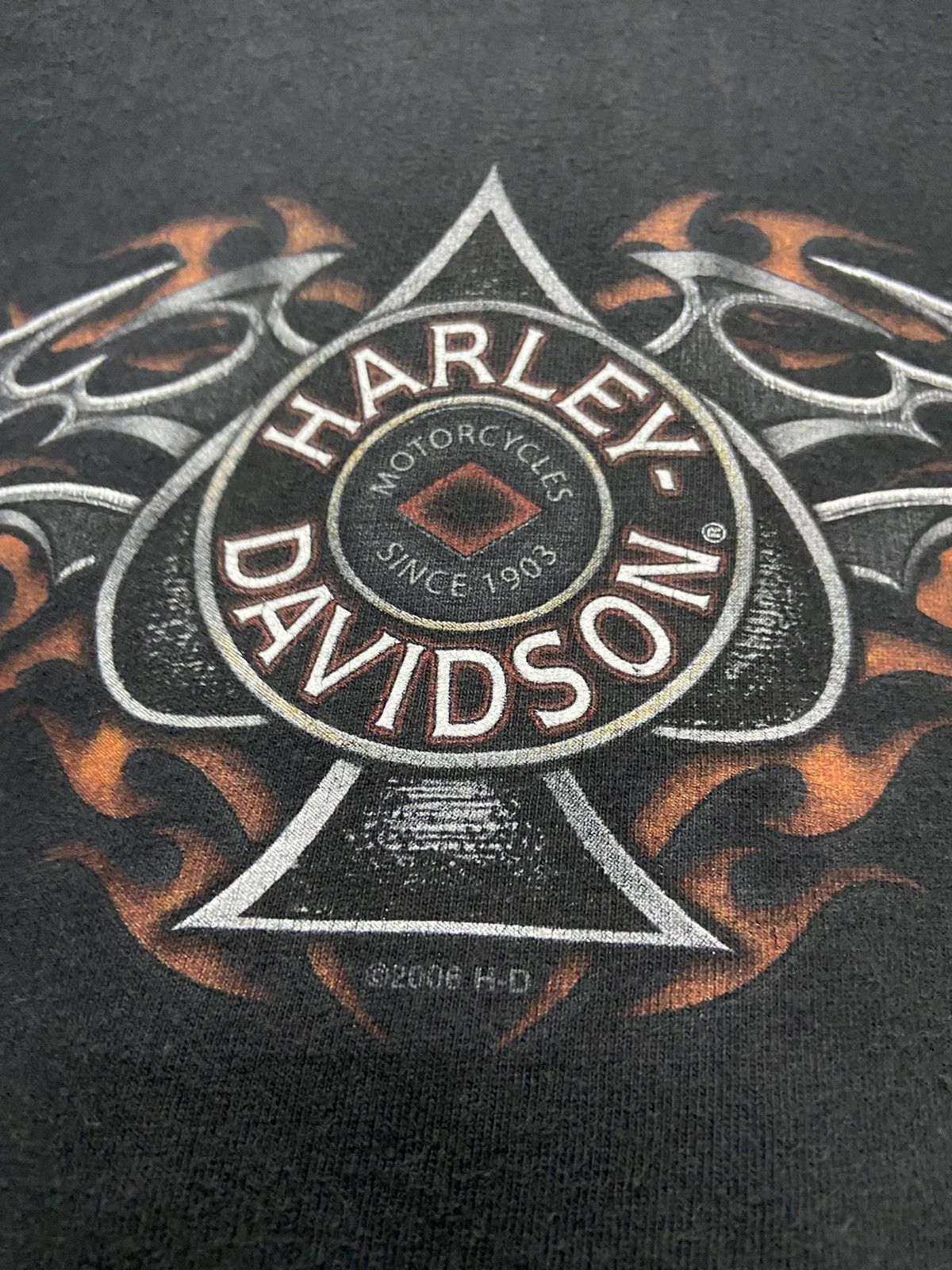 Harley Davidson VINTAGE Y2K HARLEY DAVIDSON ACE POMONA VALLEY TEE SHIRT Size US XL / EU 56 / 4 - 3 Thumbnail