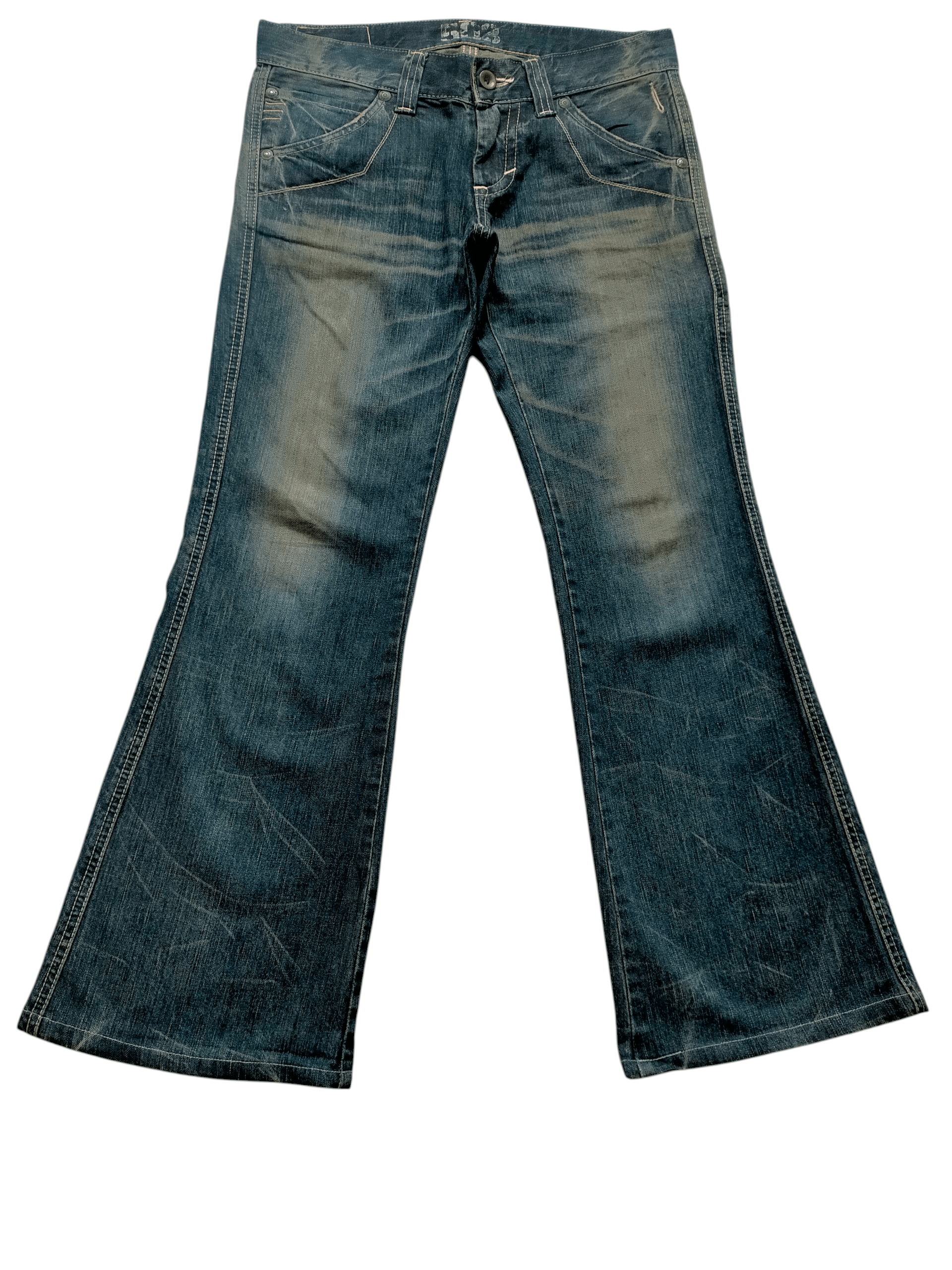 Edwin Flare Jeans 503 Blue Trip Japan blue Boot cut Size US 34 / EU 50 - 2 Thumbnail
