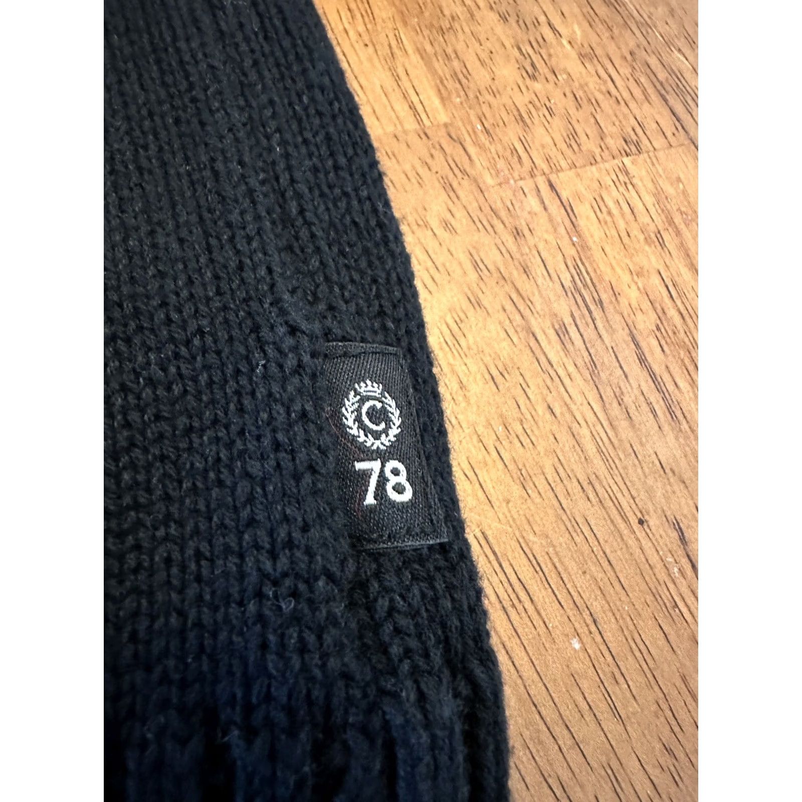 Chaps VINTAGE Chaps Ralph Lauren Deer Skull 1/4 Zip Knit Sweater XL Mens Black Cotton Pullover Size US XL / EU 56 / 4 - 4 Thumbnail