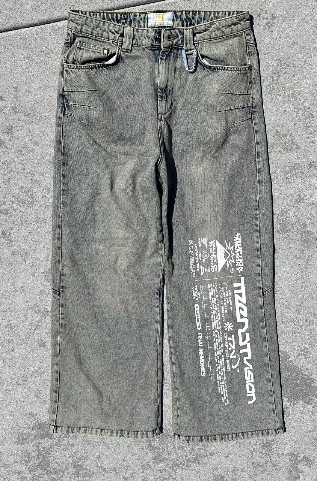 Rare × Streetwear × Vintage Trendt Vision Eruption Denim