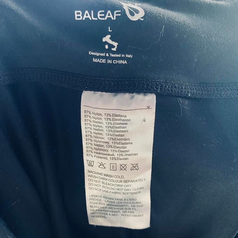 Other Baleaf High Waisted Black Athletic Leggings size L Size 31" - 7 Thumbnail