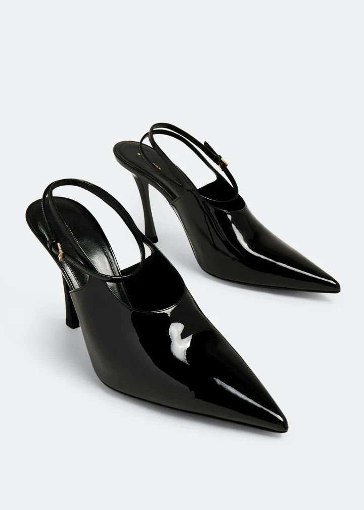 Givenchy o1n1vont0326 Show Slingback Pumps in Black Size US 6.5 / IT 36.5 - 4 Thumbnail