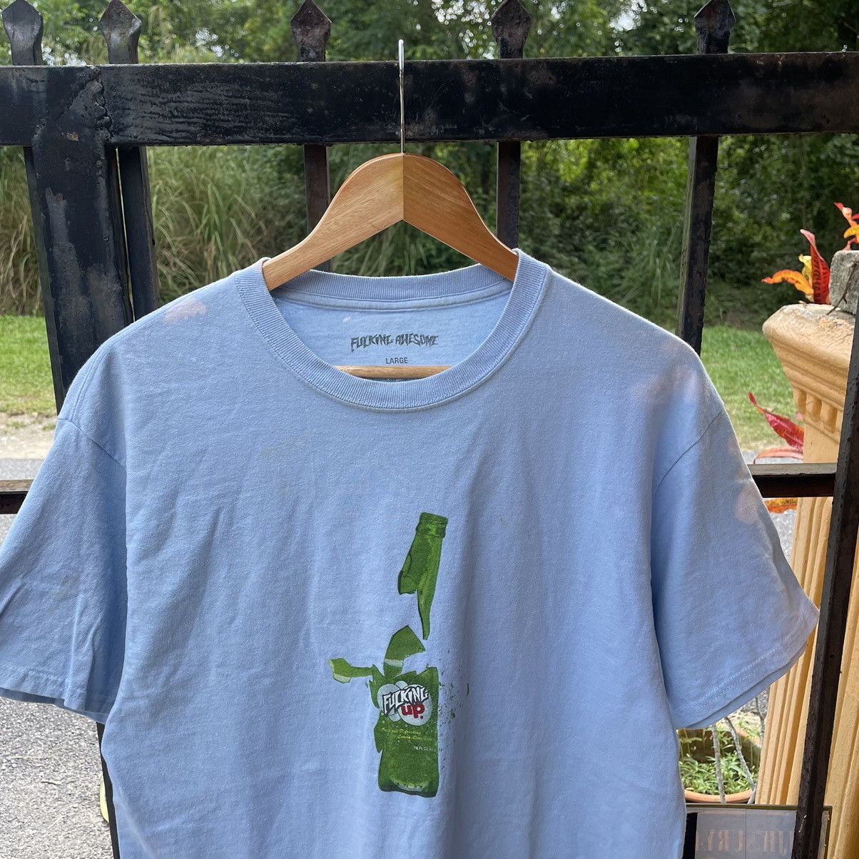 Fucking Awesome × Vintage 🔥🔥Fucking Awesome 7 Up Drink Crash Trash Bleach Tee Size US L / EU 52-54 / 3 - 3 Thumbnail