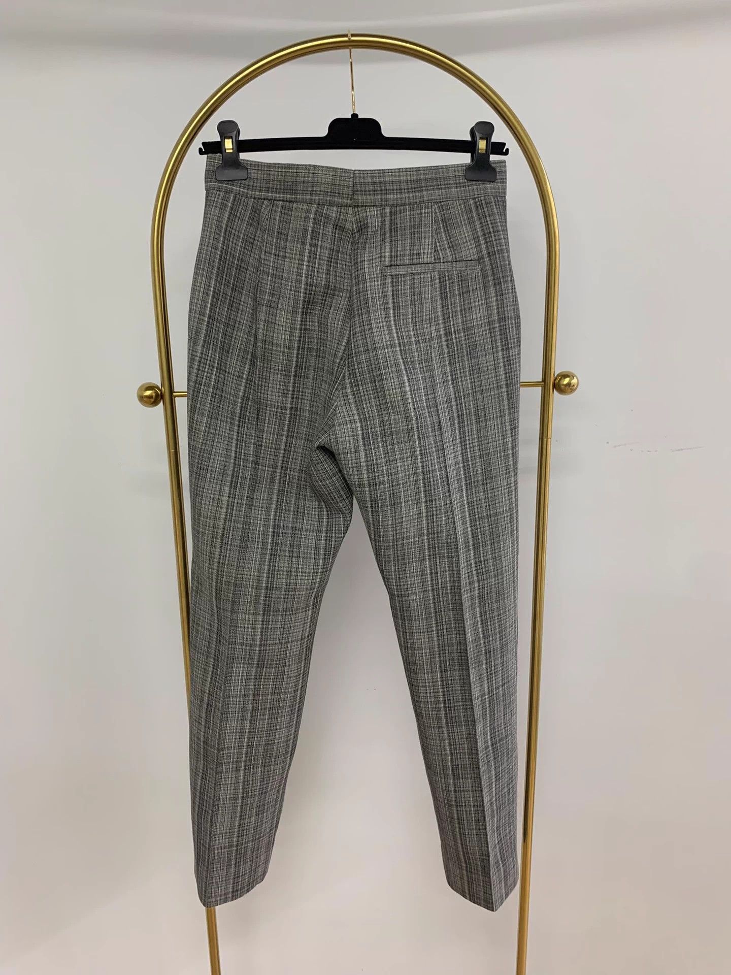 Celine Celine color blocked check trousers 36 new Size 25" / US 0 / IT 36 - 3 Thumbnail