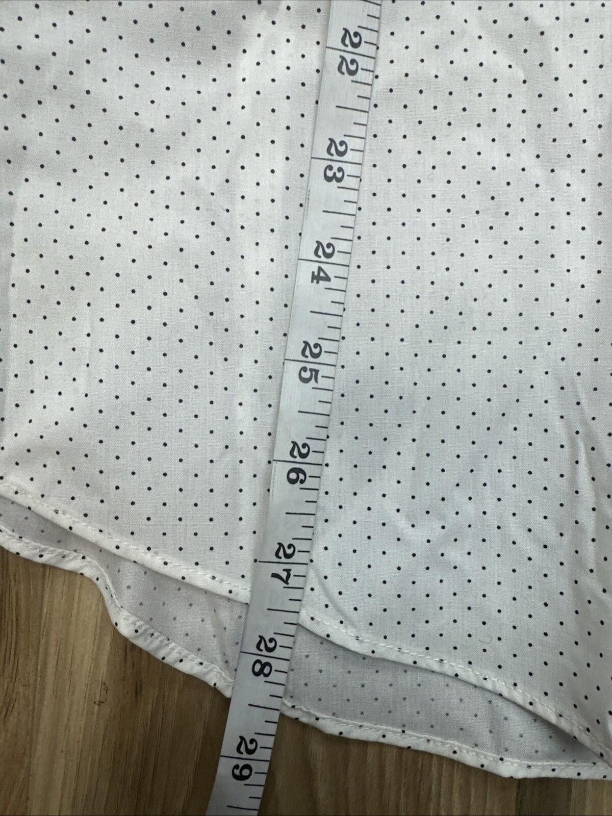 H&M HM Men Shirt With Button Up Collar Office White Slim Fit S Size US S / EU 44-46 / 1 - 5 Thumbnail