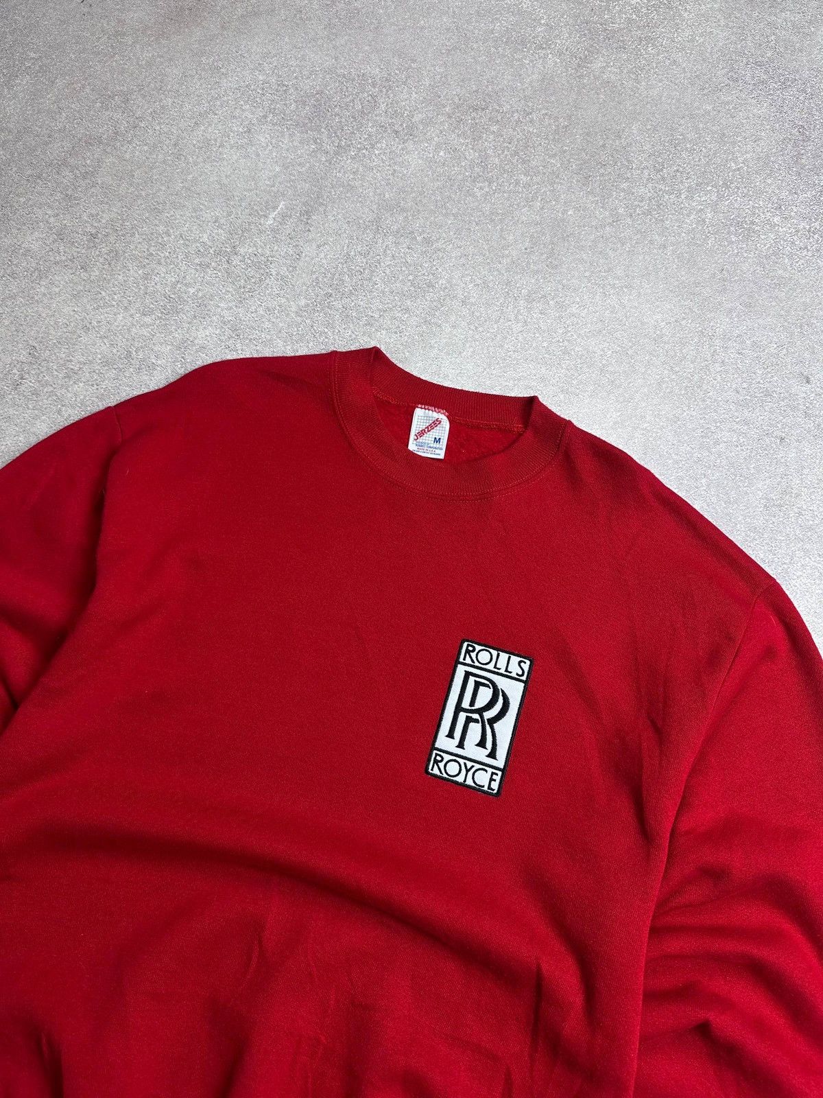 Vintage Vintage Rolls Royce Jerzees Boxy Sweatshirt Y2K M Size US M / EU 48-50 / 2 - 3 Thumbnail