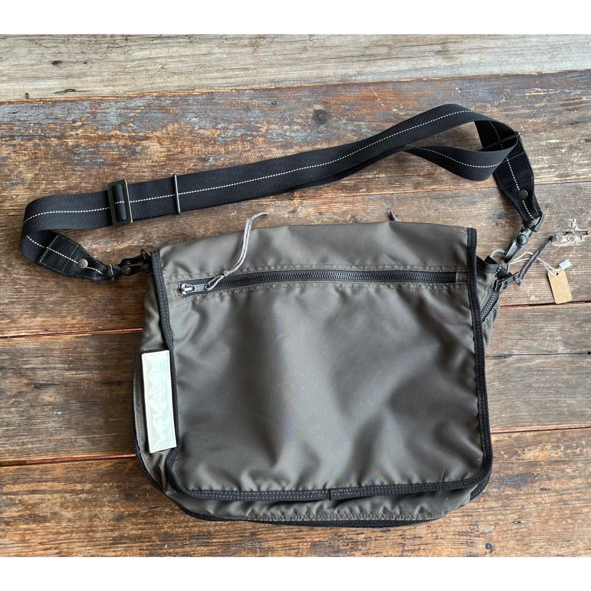 Porter Vintage Luggage Label Military Expandable Messenger Bag Size ONE SIZE - 4 Thumbnail