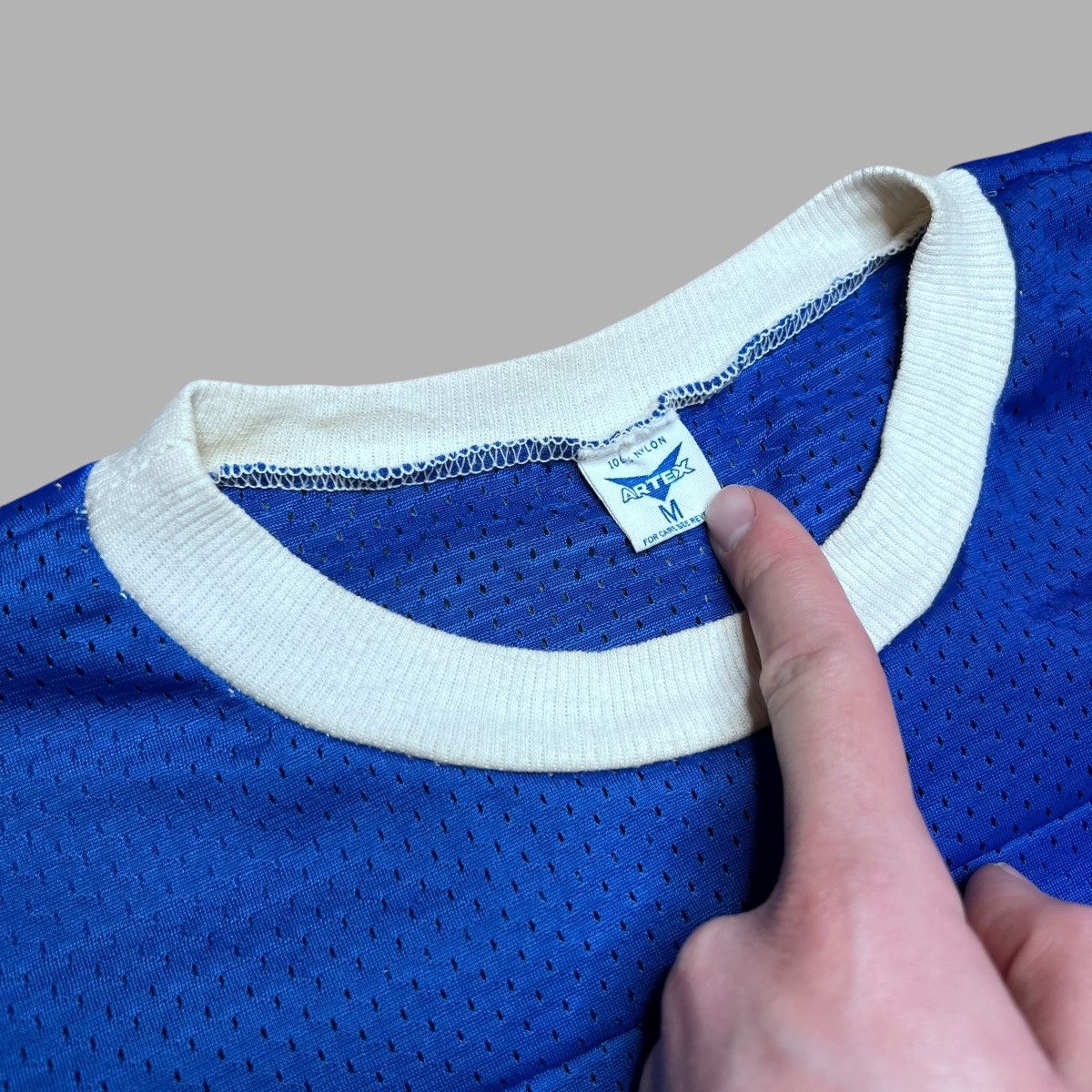 MLB × Vintage Vintage 1970s MLB Kansas City Royals Spell Out Artex Jersey Size US M / EU 48-50 / 2 - 2 Thumbnail