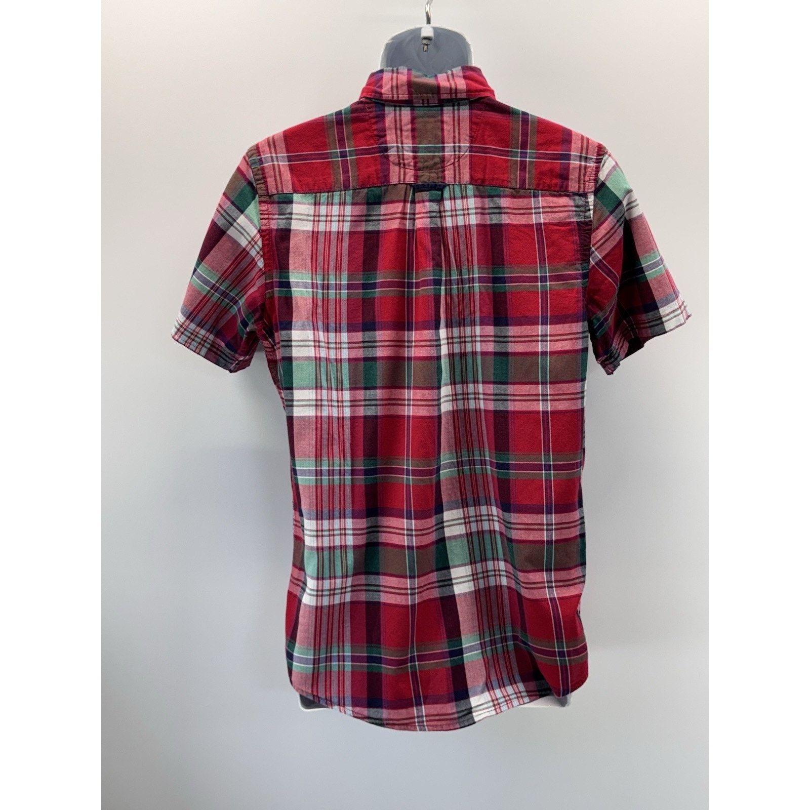 Old Navy Old Navy Plaid Red Green Slim Fit Shirt Men’s Size M Size US M / EU 48-50 / 2 - 2 Thumbnail