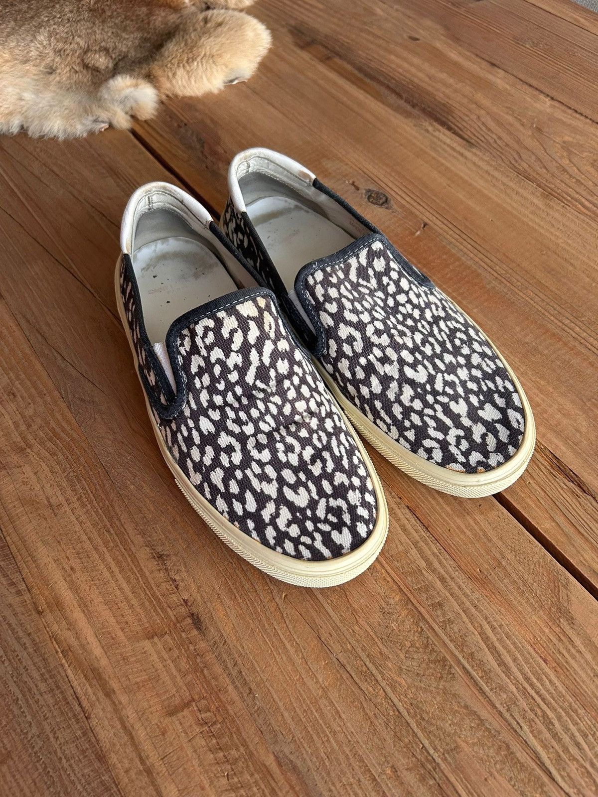Saint Laurent Paris Saint Laurent babycat slip-on sneaker Size US 10 / EU 43 - 1 Thumbnail