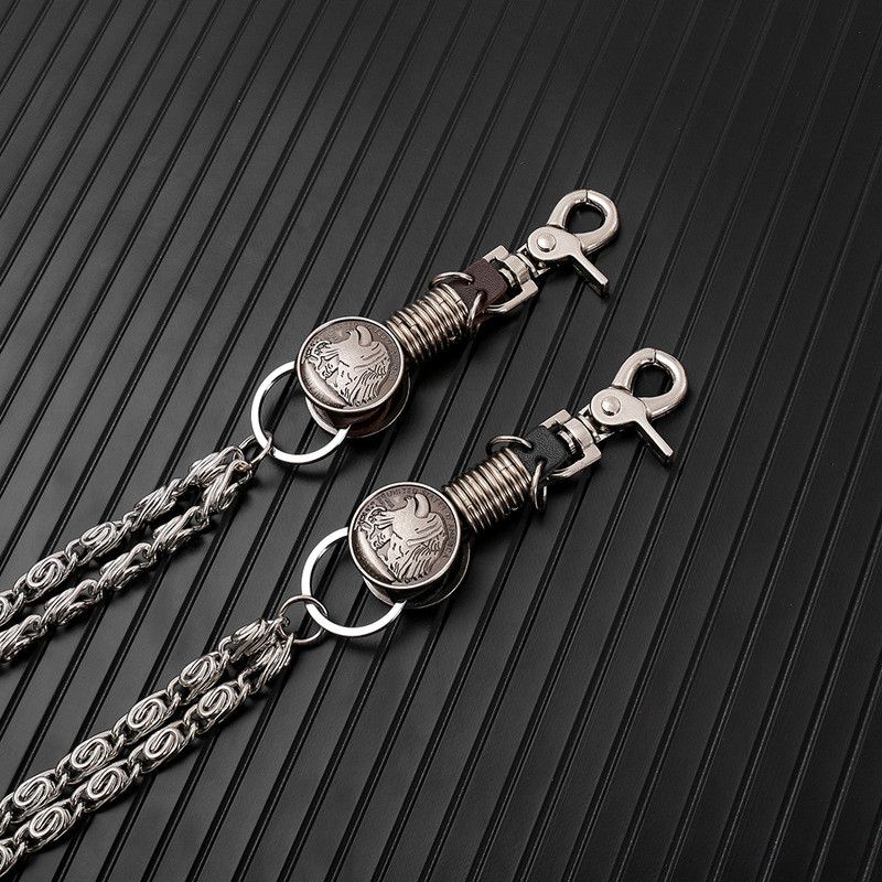 Jewelry Punk Fashion Double Layer Pants Waist Chain Size ONE SIZE - 2 Thumbnail