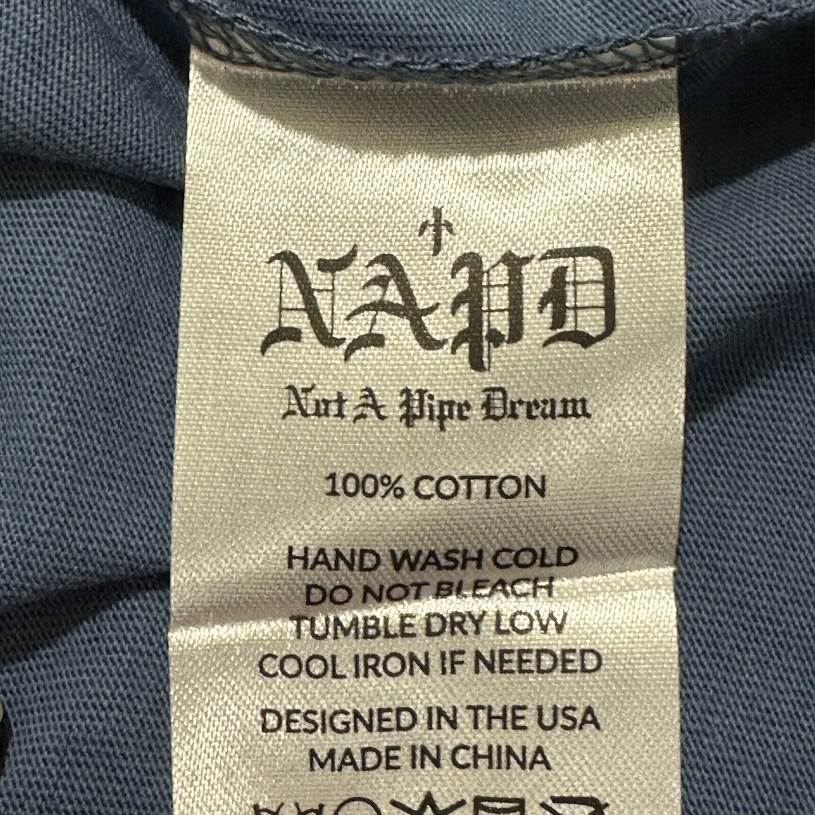 Other NAPD Not A Pipe Dream Medium Blue Crewneck Graphic T Shirt Size US M / EU 48-50 / 2 - 5 Thumbnail