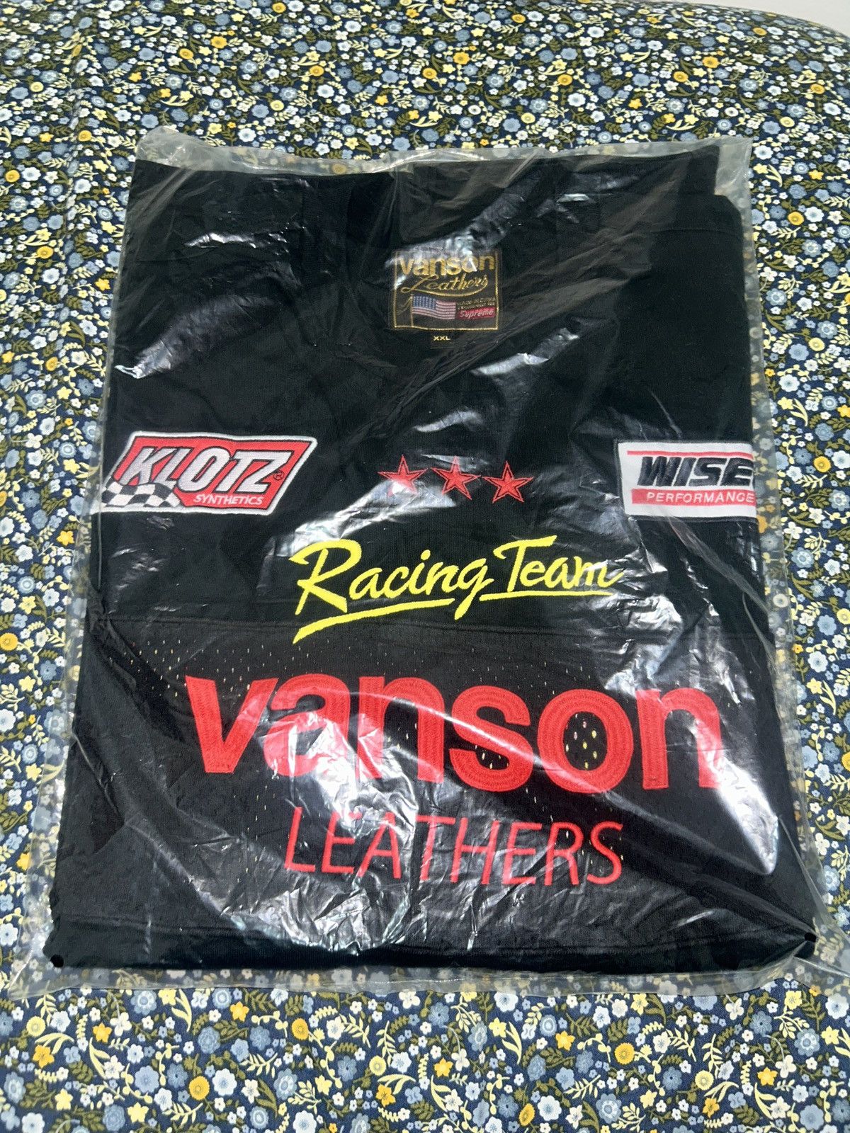 Supreme®/Vanson Leathers® L/S Top black 2XL