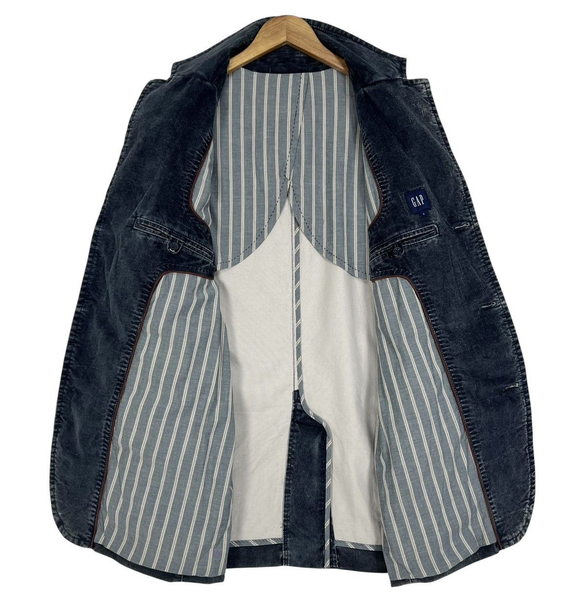 Gap GAP Vintage Washed Navy Corduroy Jacket Size US L / EU 52-54 / 3 - 10 Thumbnail