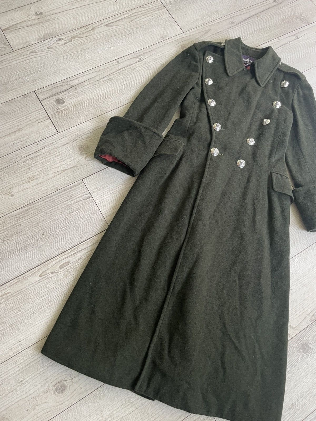 Ralph Lauren Purple Label Polo Ralph Lauren Purple Label Military Coat Made in USA Size M / US 6-8 / IT 42-44 - 2 Thumbnail