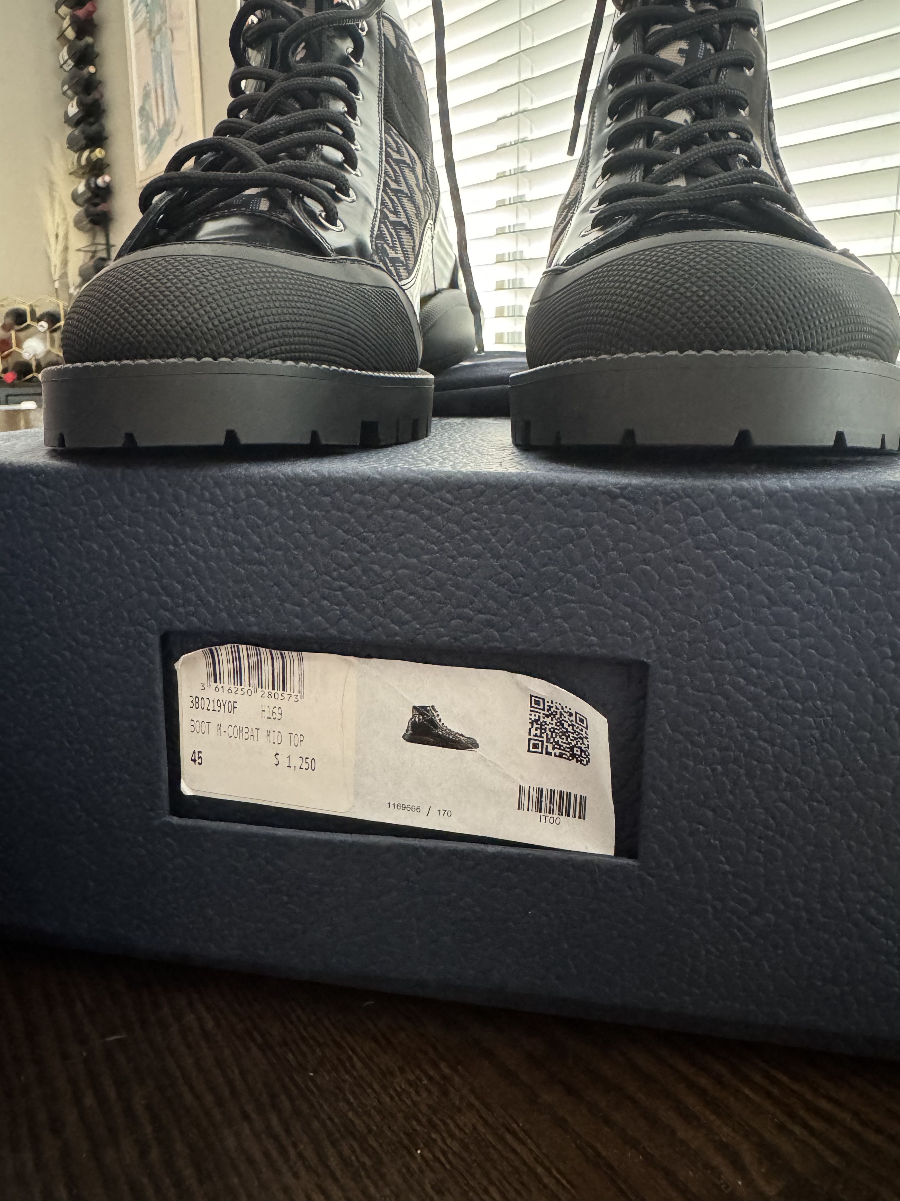 Dior Dior M Combat mid top boots Size US 12 / EU 45 - 3 Thumbnail