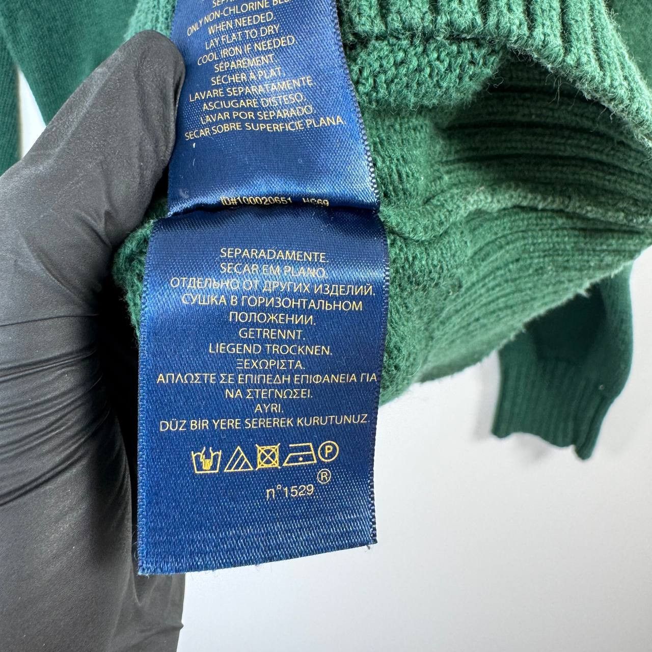 Polo Ralph Lauren Polo Ralph Lauren Sweater Green Crew Neck Cotton Knit Mens M Size US M / EU 48-50 / 2 - 4 Thumbnail