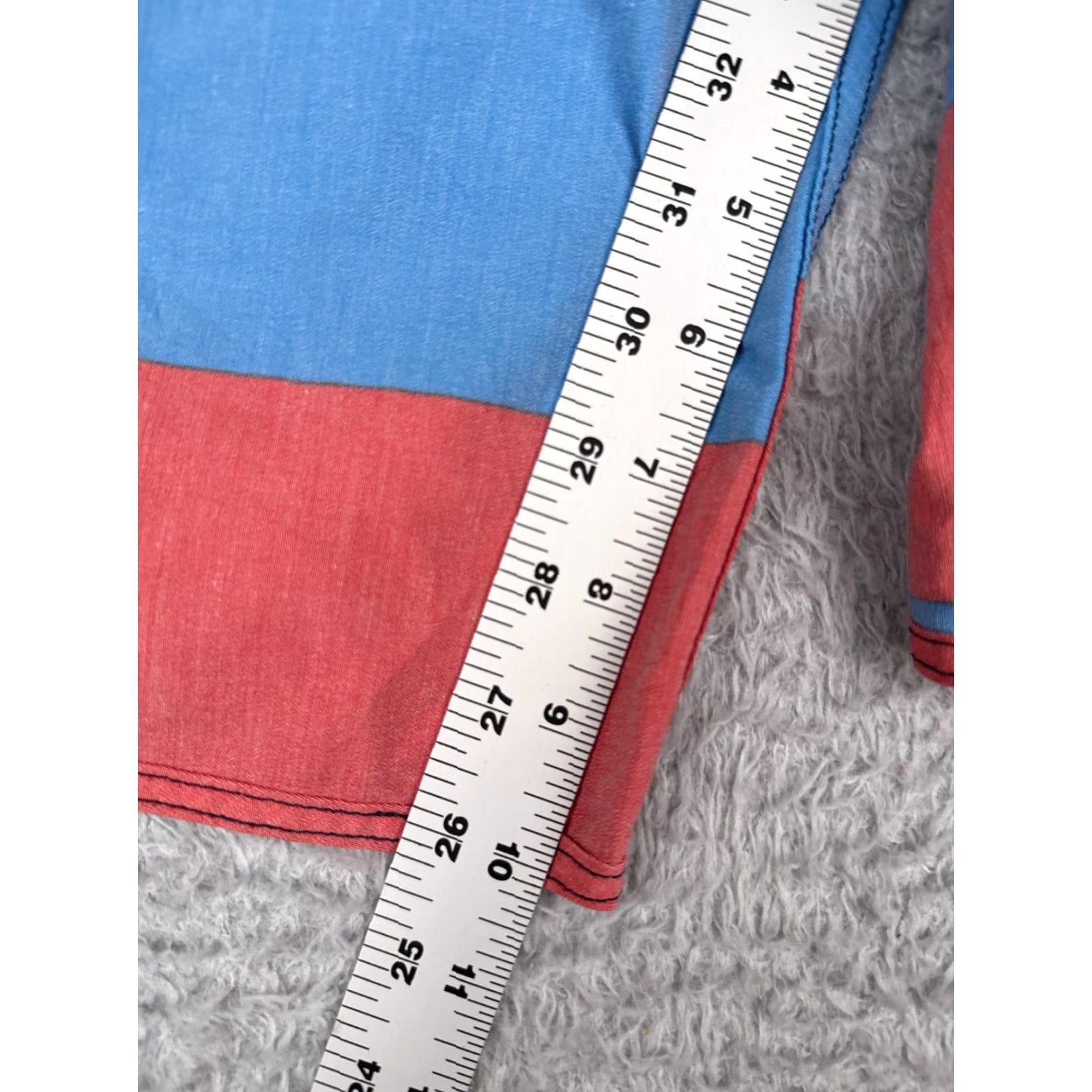 Quiksilver Quiksilver Board Shorts Men’s 36 Blue Red Stripe Checkered 35x10 Trunks Swim Trunks Beach Classic Size US 36 / EU 52 - 7 Thumbnail