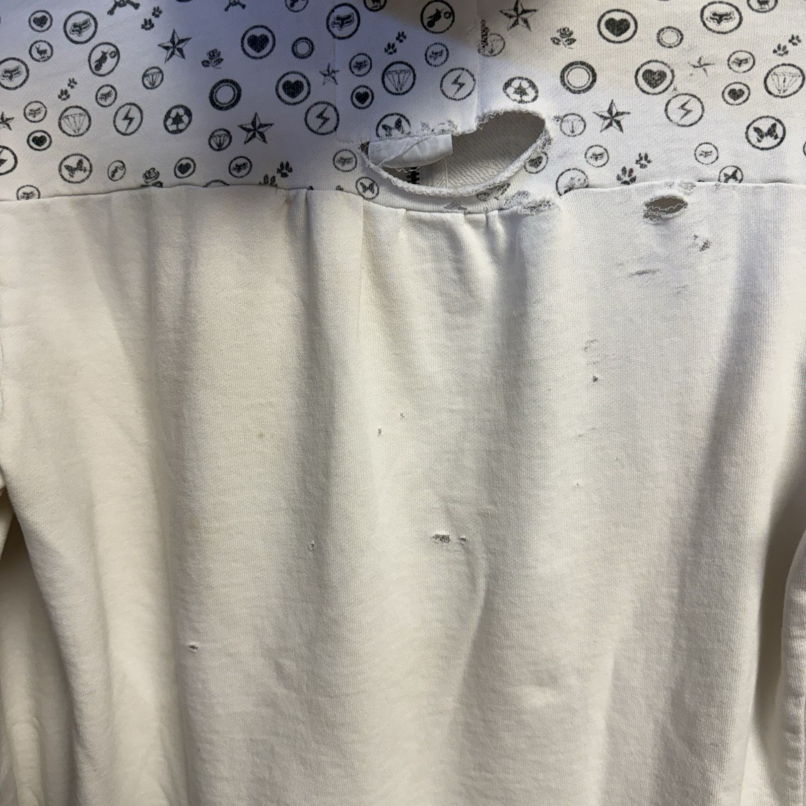 Fox Racing Fox Racing Hoodie Girls XL White Full Zip Y2K Grunge Sweatsh Size XL / US 12-14 / IT 48-50 - 10 Thumbnail