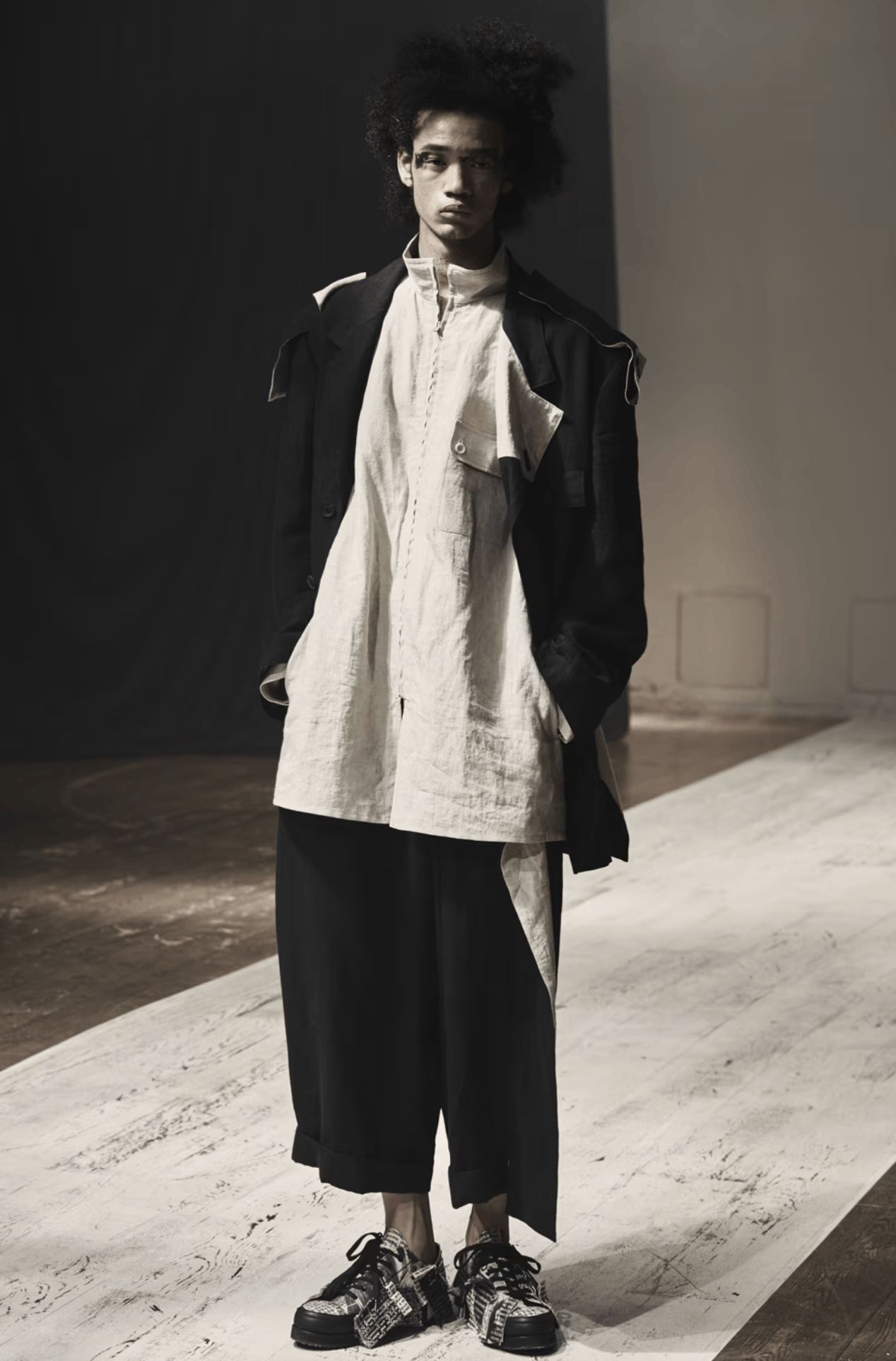 Yohji Yamamoto Yohji Yamamoto Pour Homme - LINEN CUFFS PANTS Size US 30 / EU 46 - 4 Thumbnail