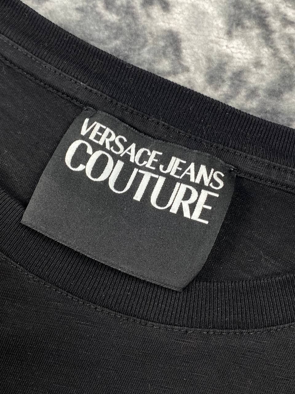 Versace Versace Jeans Couture T-Shirt Big Logo Men XS Black Size US XS / EU 42 / 0 - 9 Thumbnail