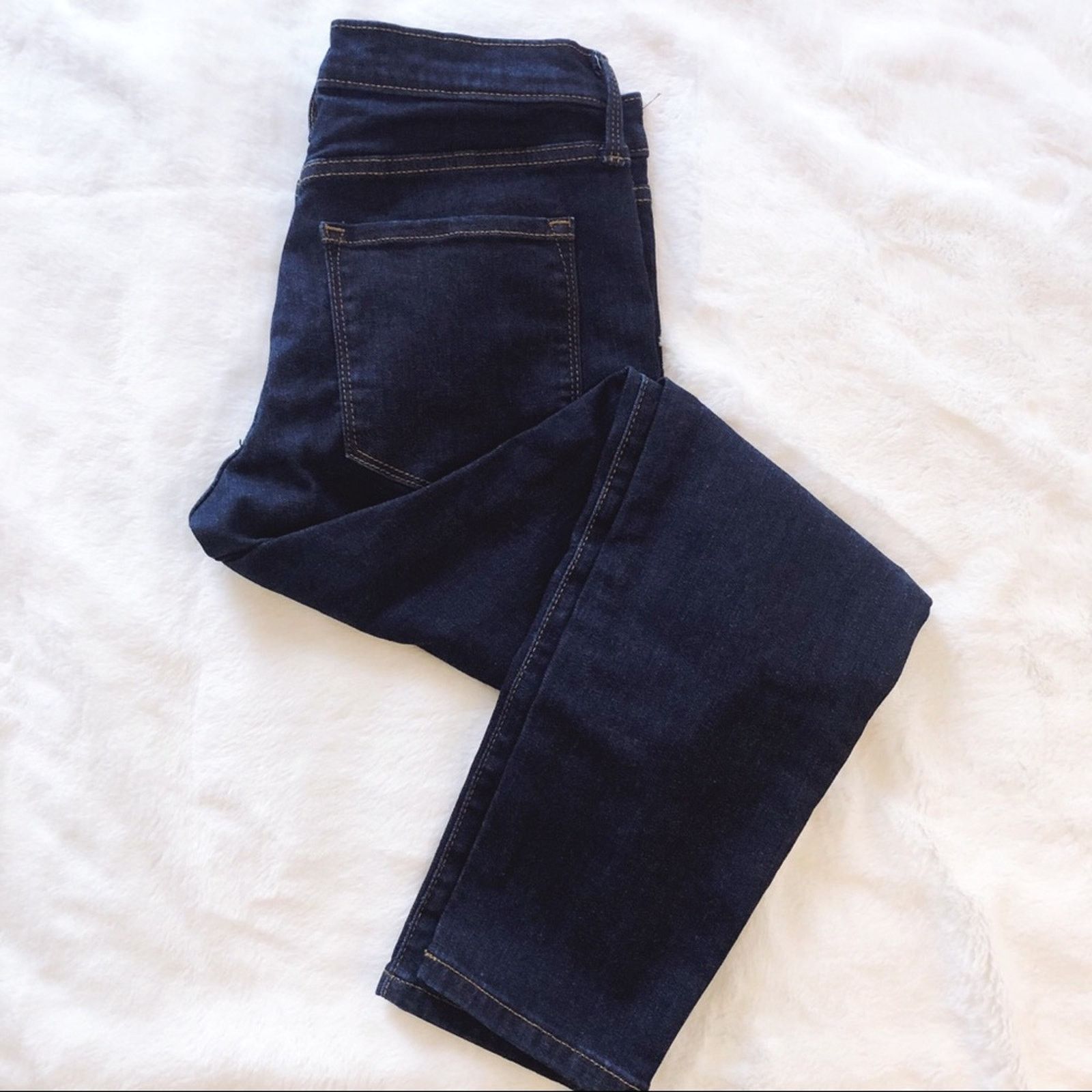 Banana Republic Banana Republic Dark Blue Sculpt Skinny Jeans Size 27" / US 4 / IT 40 - 6 Thumbnail