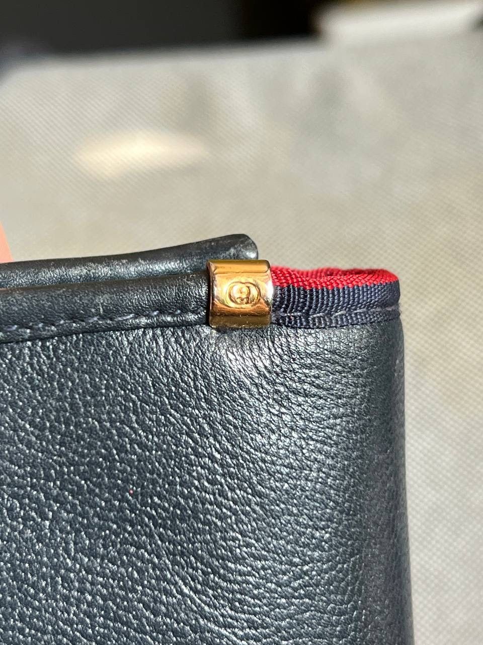 Gucci × Leather Rare Gucci GG 1990s Leather Clutch Bag Italy Size ONE SIZE - 5 Thumbnail