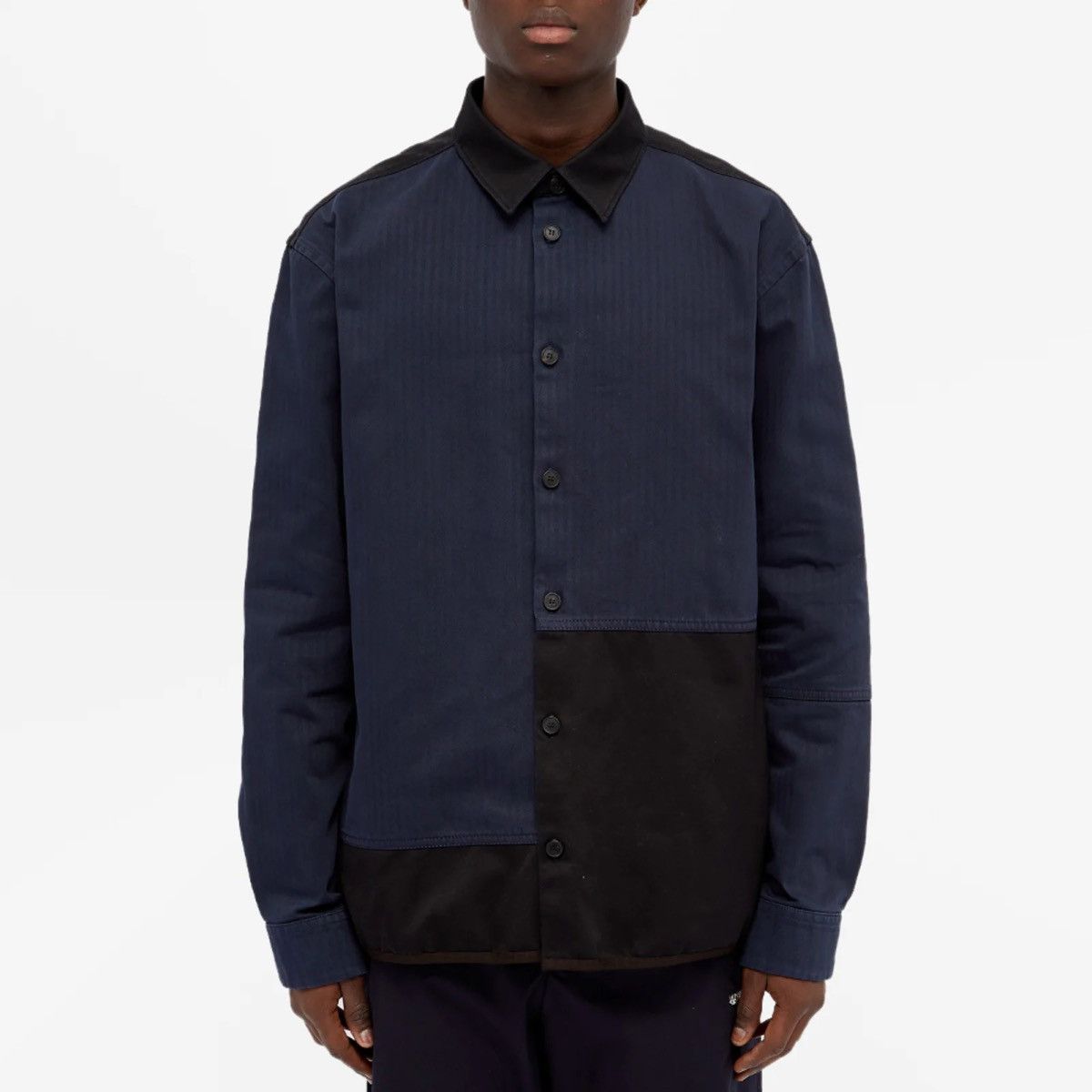 OAMC Cascade Navy Heavy Cotton Shirt Size US M / EU 48-50 / 2 - 1 Thumbnail