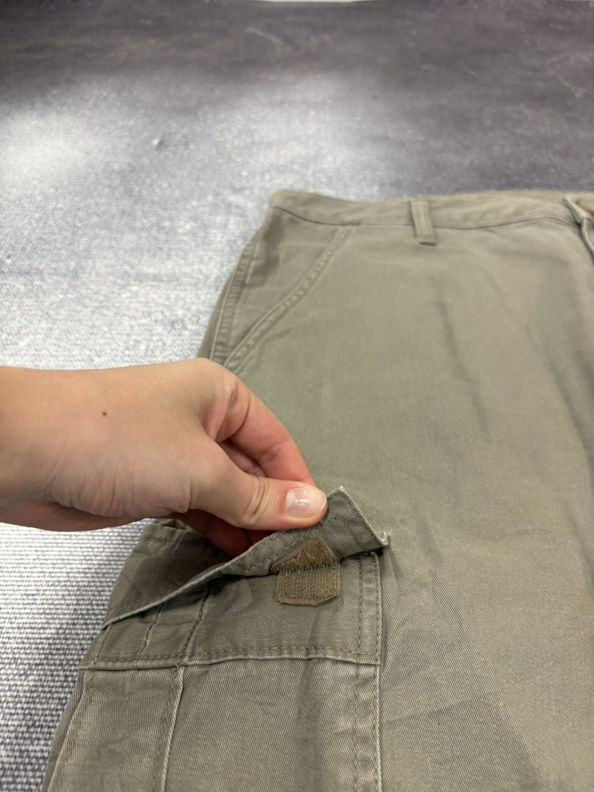 Wrangler Vintage Wrangler Y2K Khaki Military Style Hype Cargo Shorts Size US 38 / EU 54 - 5 Thumbnail