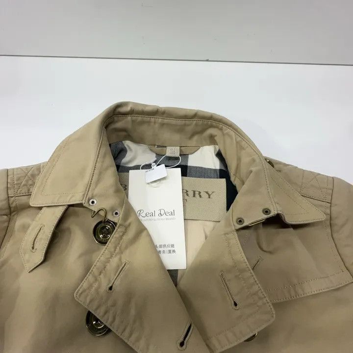 Burberry Burberry Burberry Double-Breasted Trench Coat in Khaki-250 Size US S / EU 44-46 / 1 - 2 Thumbnail