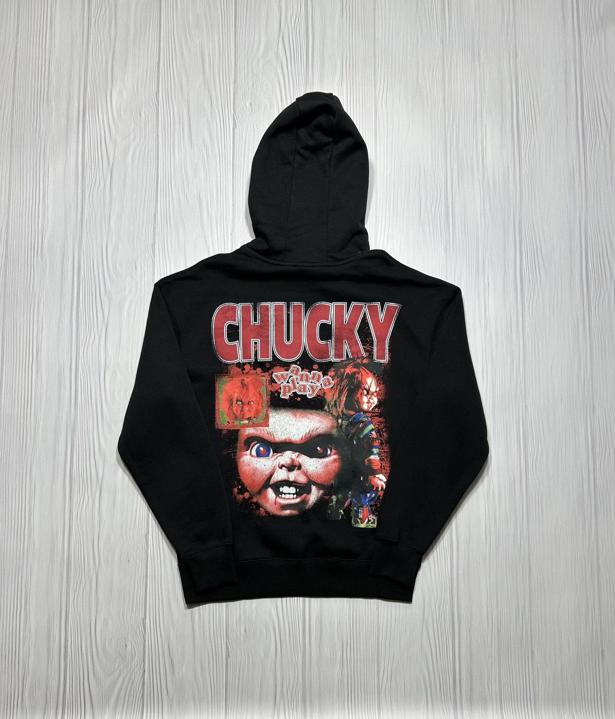 Expert Horror 🩸Chucky🩸 Wanna Play Horror Movie Hoodie Size S Size US S / EU 44-46 / 1 - 1 Thumbnail