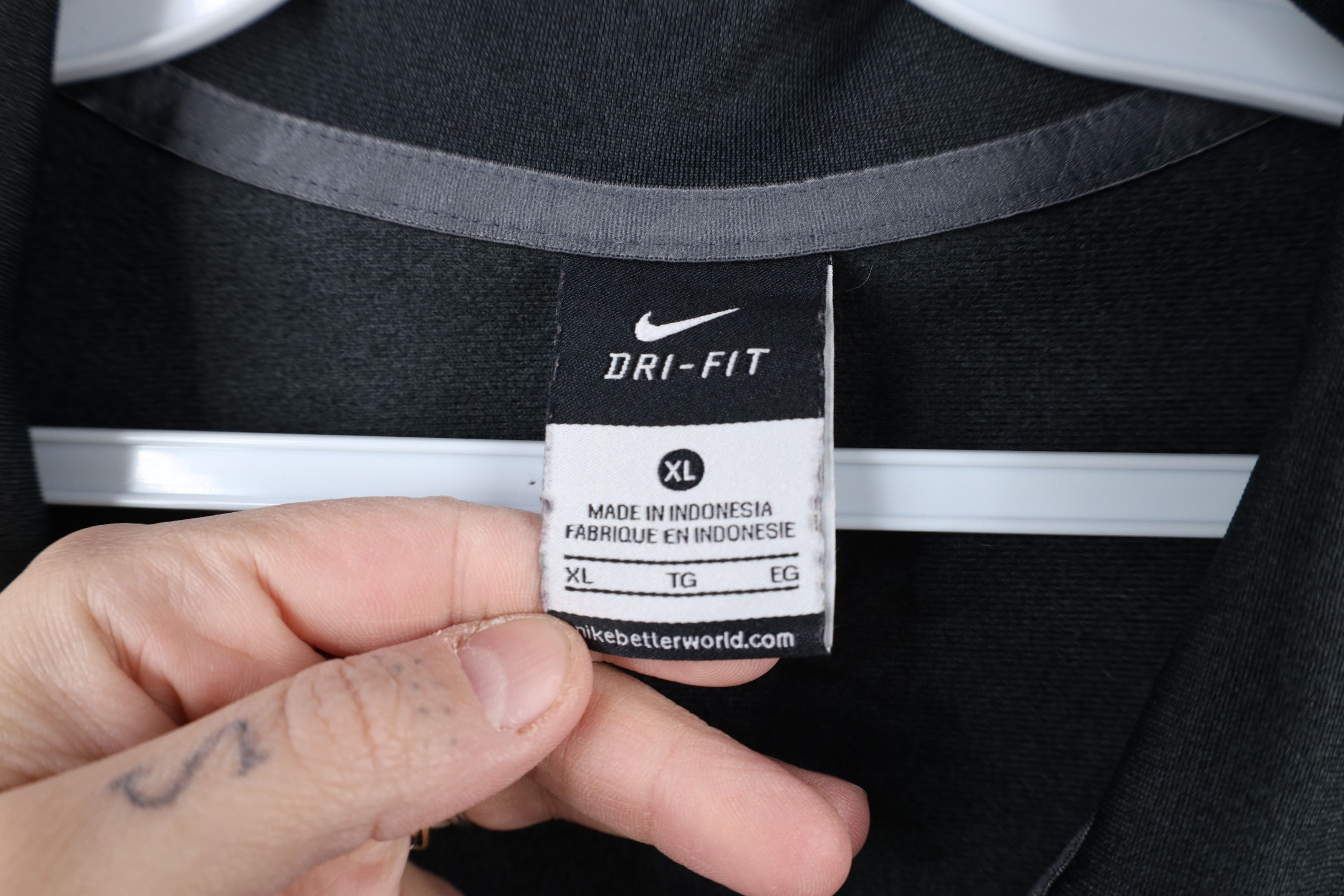 Nike × Vintage Nike Dri-Fit Mini Swoosh Half Zip Pullover Golf Top Jacket Size US XL / EU 56 / 4 - 10 Thumbnail