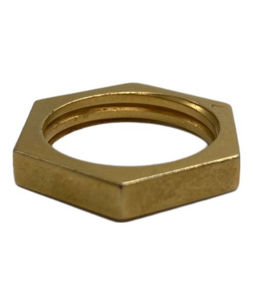 Maison Margiela Maison Margiela BOLT&NAT RING Gold Size 7 Size ONE SIZE - 3 Thumbnail